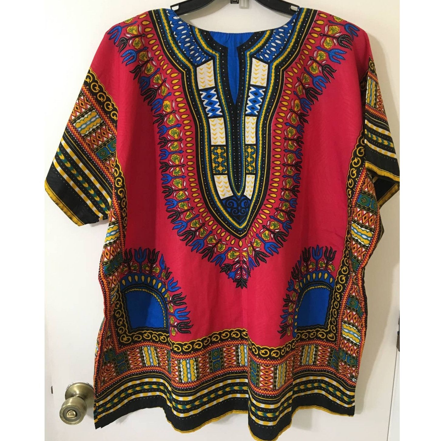 Other NWT Advance Apparels Plus Size 100% Cotton Dashiki Size XL / US 12-14 / IT 48-50 - 2 Thumbnail