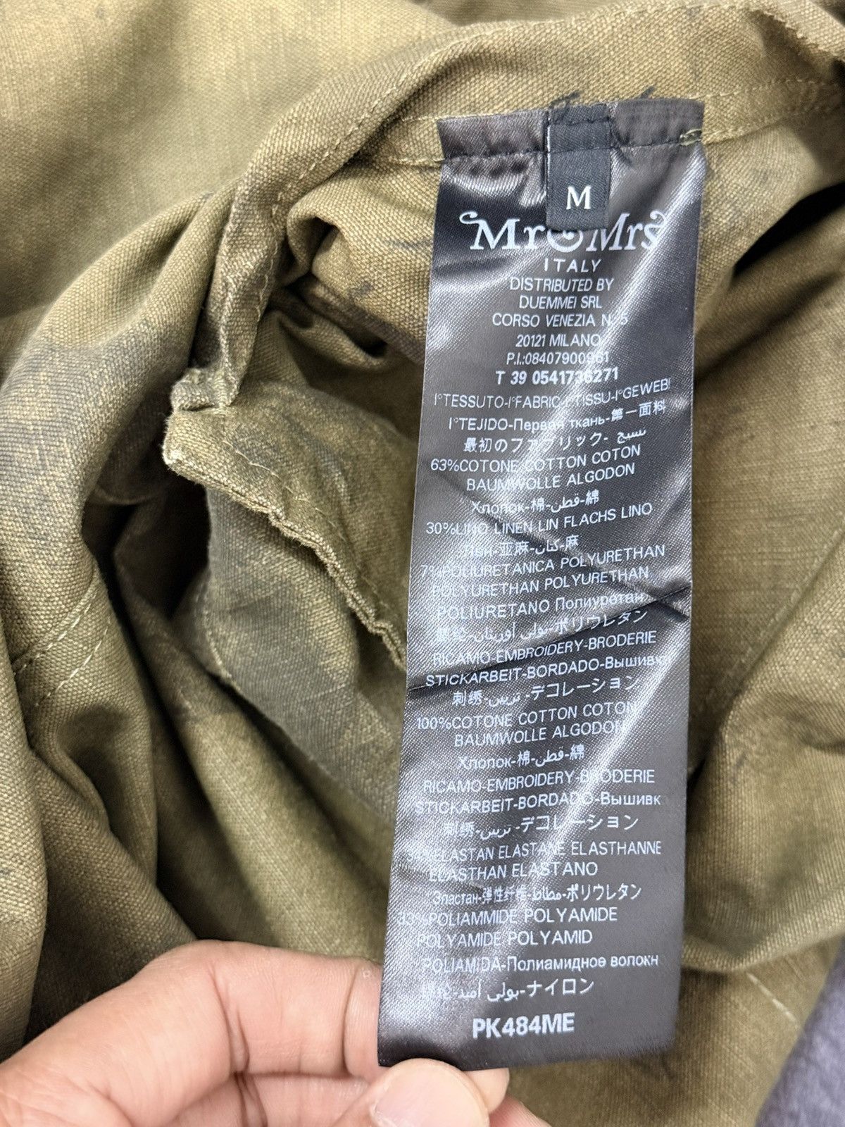 MR & MRS ITALY Mr Mrs Italy Parka Military amiri julius raf simons cdg 7🟩3 Size US M / EU 48-50 / 2 - 20 Thumbnail