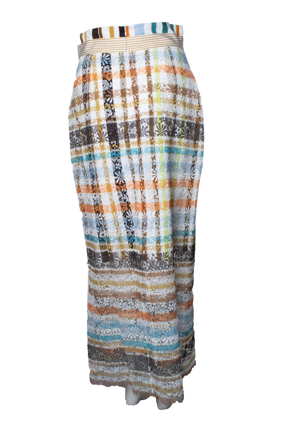 Other Silvia Tcherassi, Shadia check lace midi skirt Size 28" / US 6 / IT 42 - 3 Thumbnail