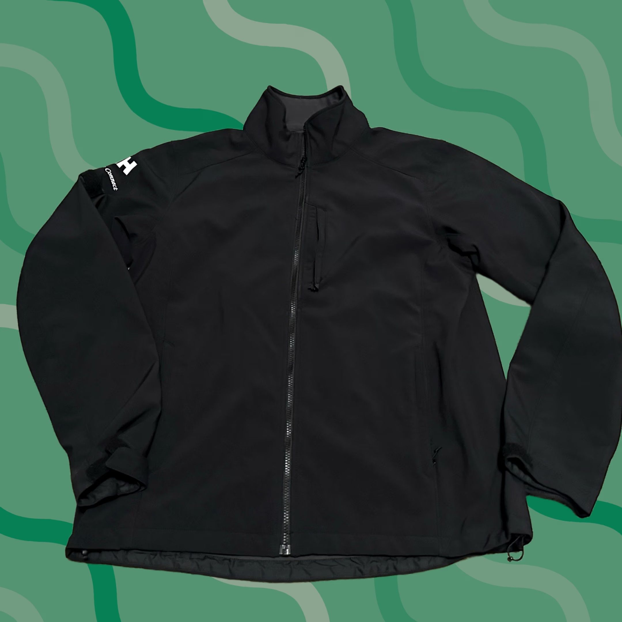 Helly Hansen Helly Hansen Paramount Jacket Mens XL Black Softshell Full Zip Outdoor Hiking Exterior Logo Embroidered Size US XL / EU 56 / 4 - 1 Thumbnail