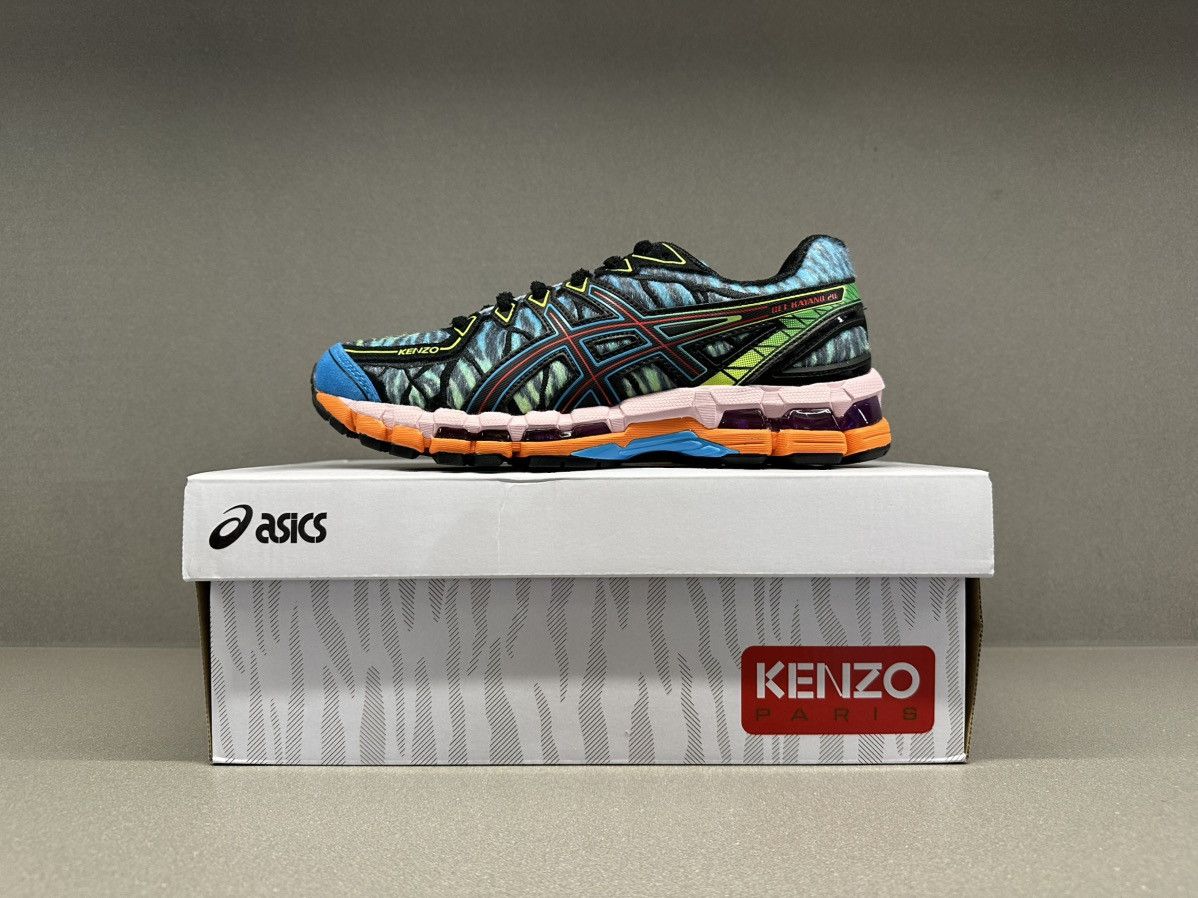 Asics × Kenzo ASICS Gel-Kayano 20 KENZO Digital Aqua Size US 5 / IT 35 - 2 Thumbnail