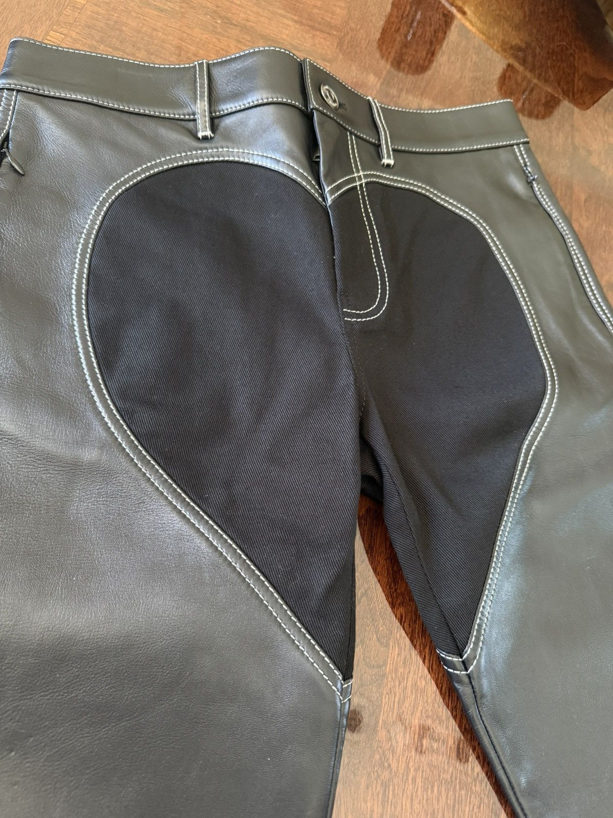Burberry Burberry Leather Heart Jeans Size 28" / US 6 / IT 42 - 7 Thumbnail