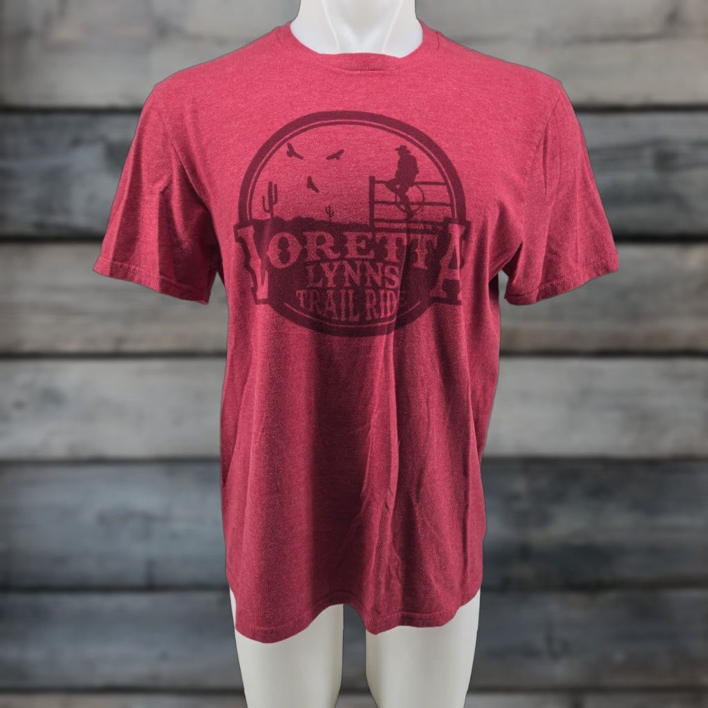 Vintage Loretta Lynn’s Trail Ride Large T Shirt Red Men T-Shirt Short Sleeve Cotton District Crew Neck Vintage? No Size US L / EU 52-54 / 3 - 1 Thumbnail