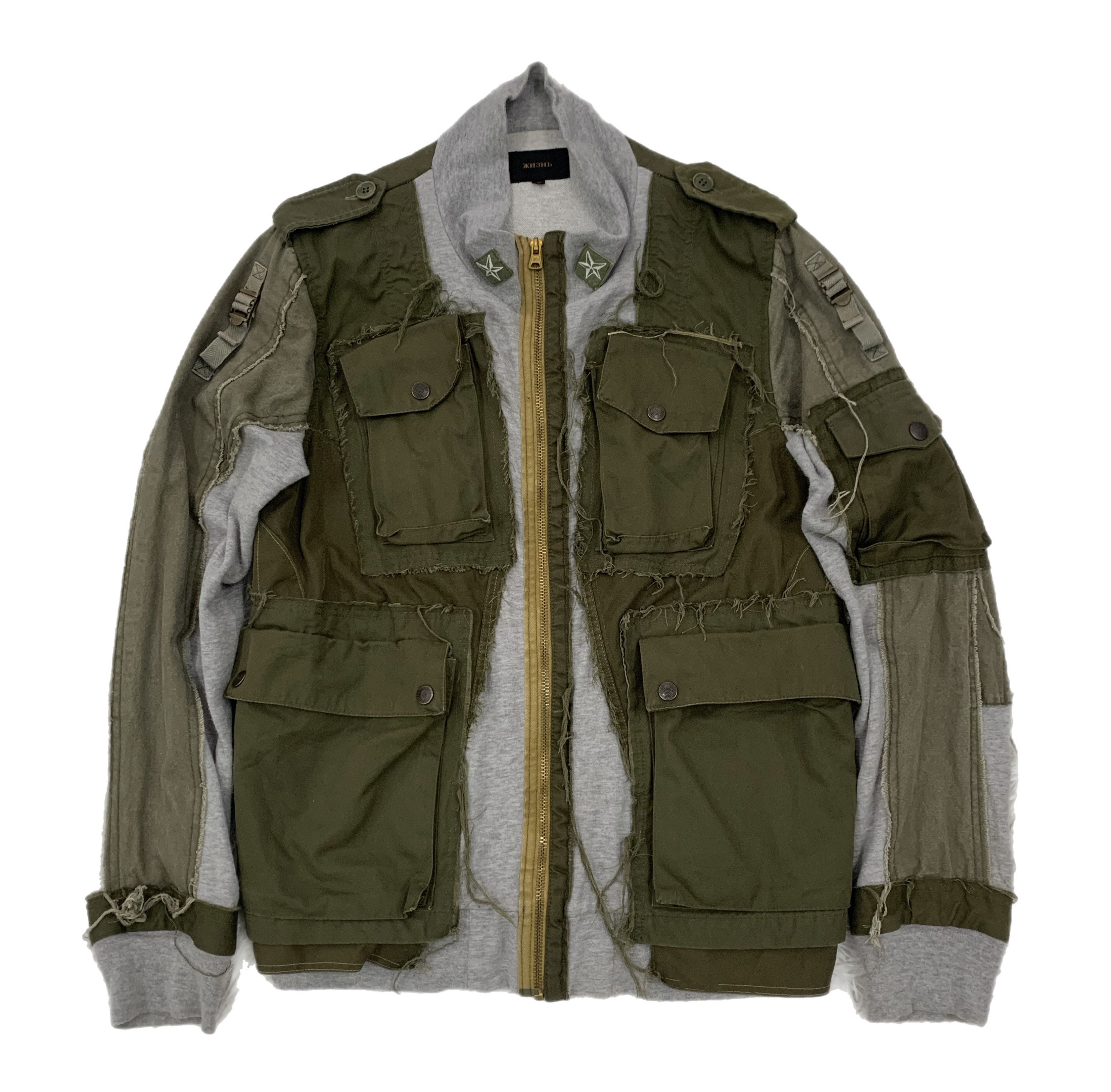 Japanese Brand Super Rare Reconstructed Army Greg Lauren Inspired Jacket Size US L / EU 52-54 / 3 - 2 Thumbnail
