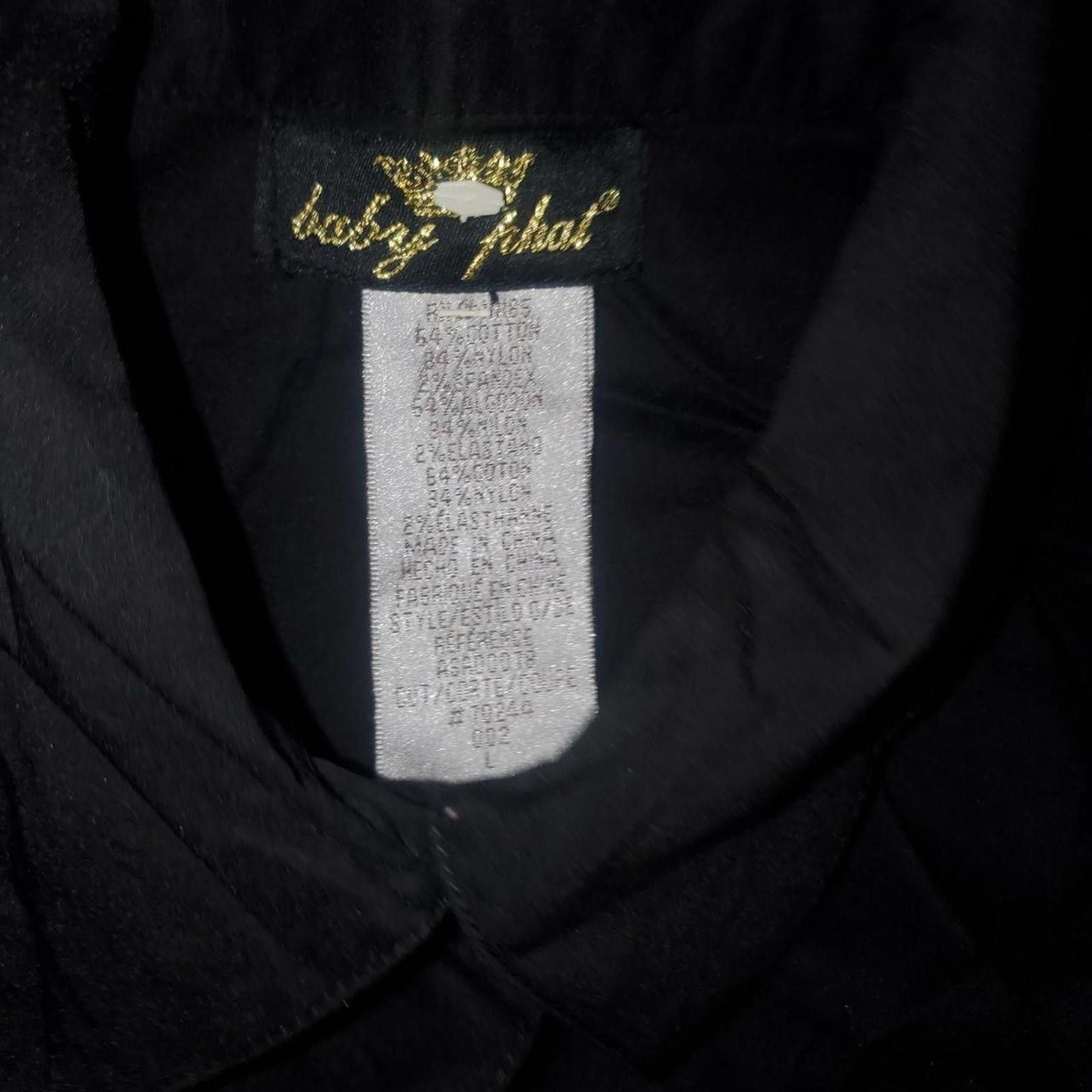 Other Baby Phat Women's Black Blouse Size L / US 10 / IT 46 - 4 Thumbnail