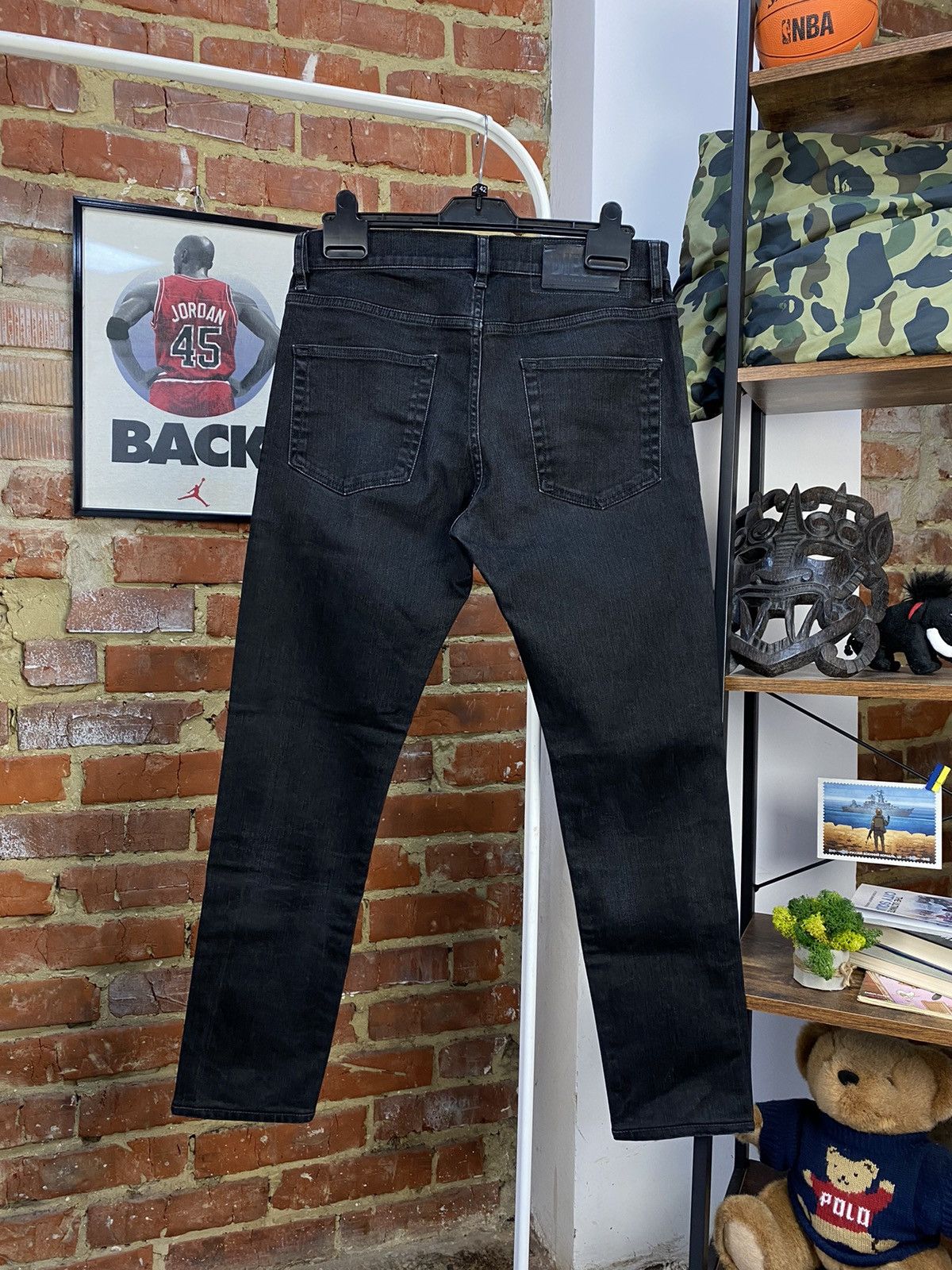 Diesel Diesel D-Strukt Tapered Stretch Black Jeans Size US 30 / EU 46 - 7 Thumbnail
