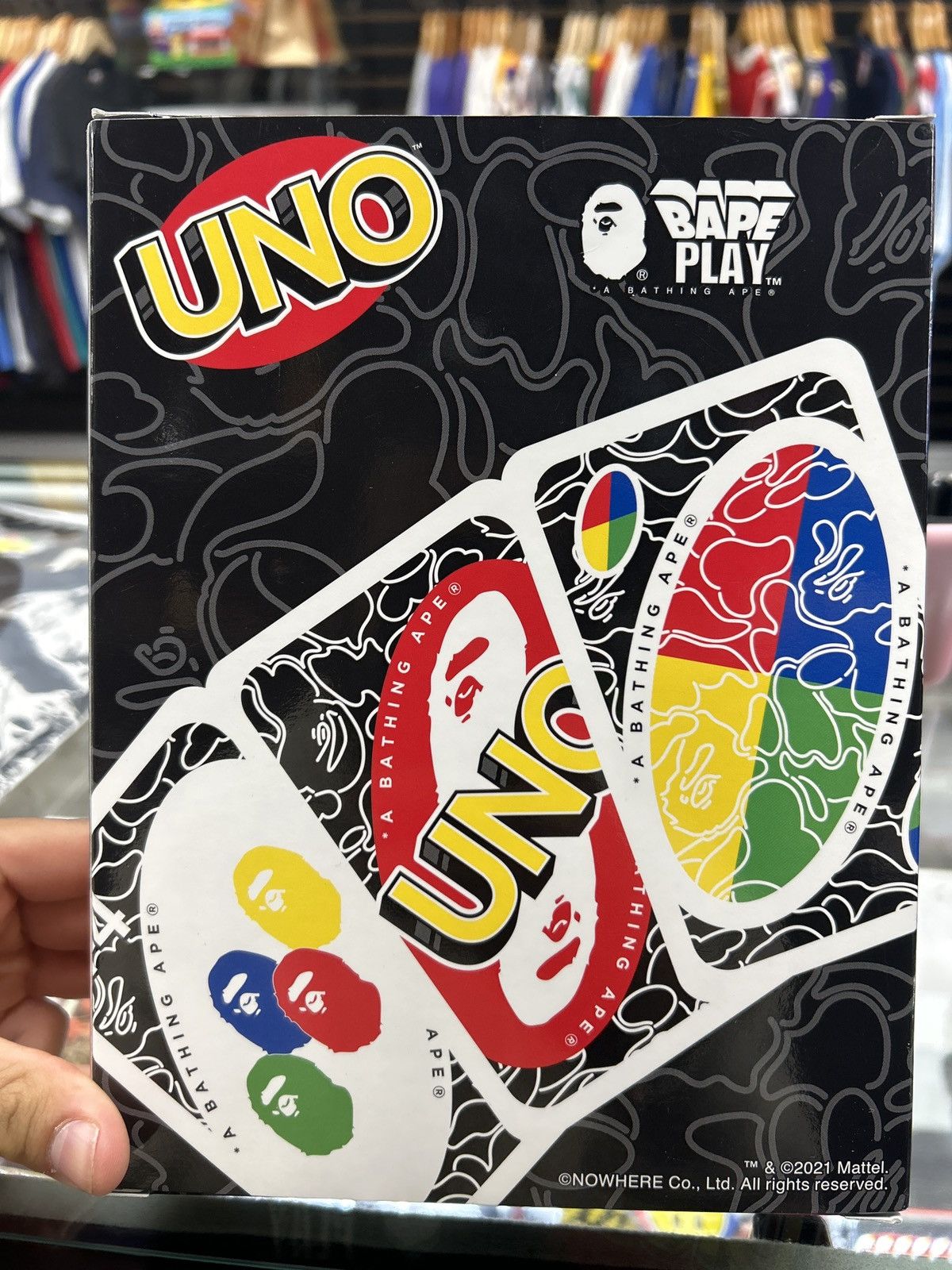 A bathing factory ape Uno cards rare collections