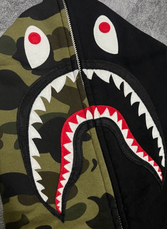 Bape BAPE 2nd Shark Full Zip Hoodie Size US L / EU 52-54 / 3 - 3 Thumbnail