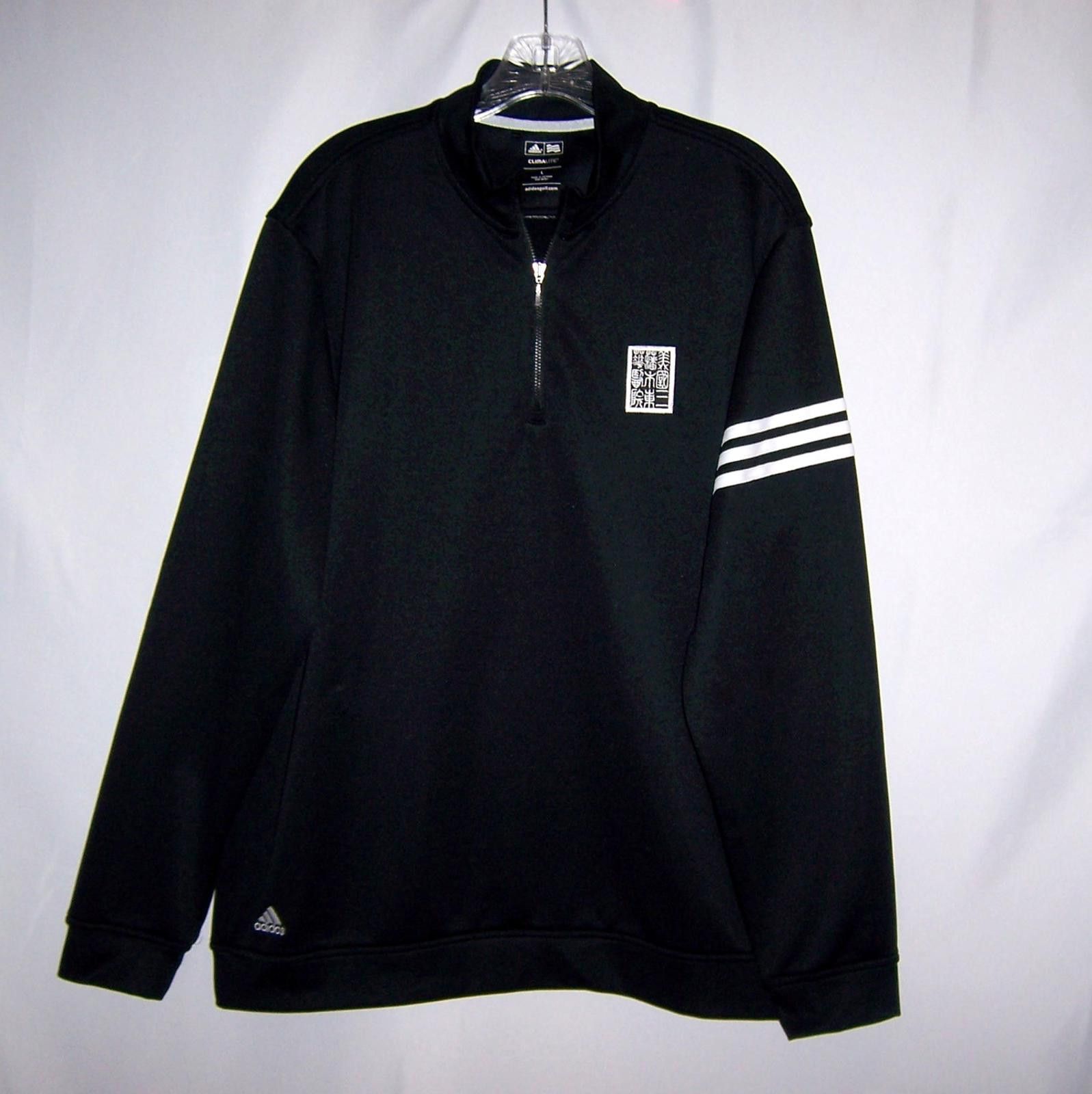 Adidas Adidas Golf ClimaLite Pullover Men's L Black Long Sleeve Size ONE SIZE - 1 Thumbnail