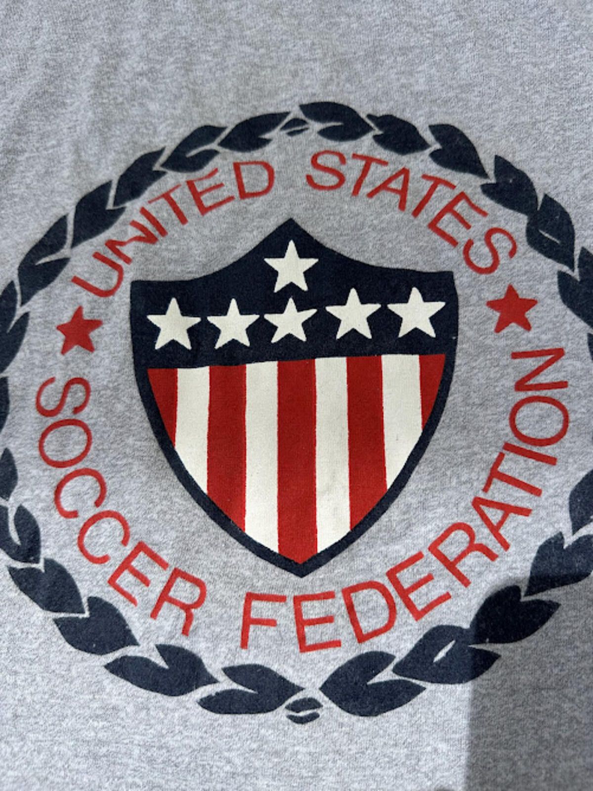 Other Vintage USA Soccer Federation Tee Single Stitch Size US XL / EU 56 / 4 - 2 Thumbnail