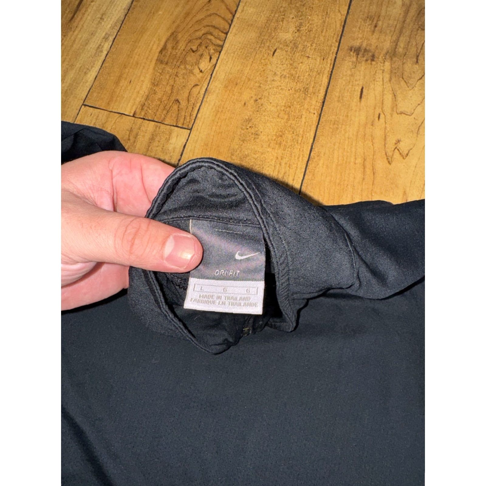 Nike Nike Dri-Fit Quarter Zip Jacket Men L Black Zip Activewear Casual Size US L / EU 52-54 / 3 - 3 Thumbnail