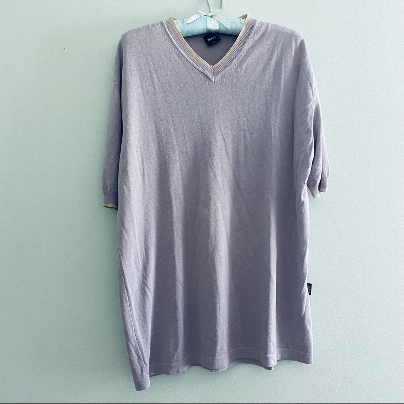 Hugo Boss Hugo Boss V Neck short sleeve golf shirt Size US L / EU 52-54 / 3 - 2 Thumbnail