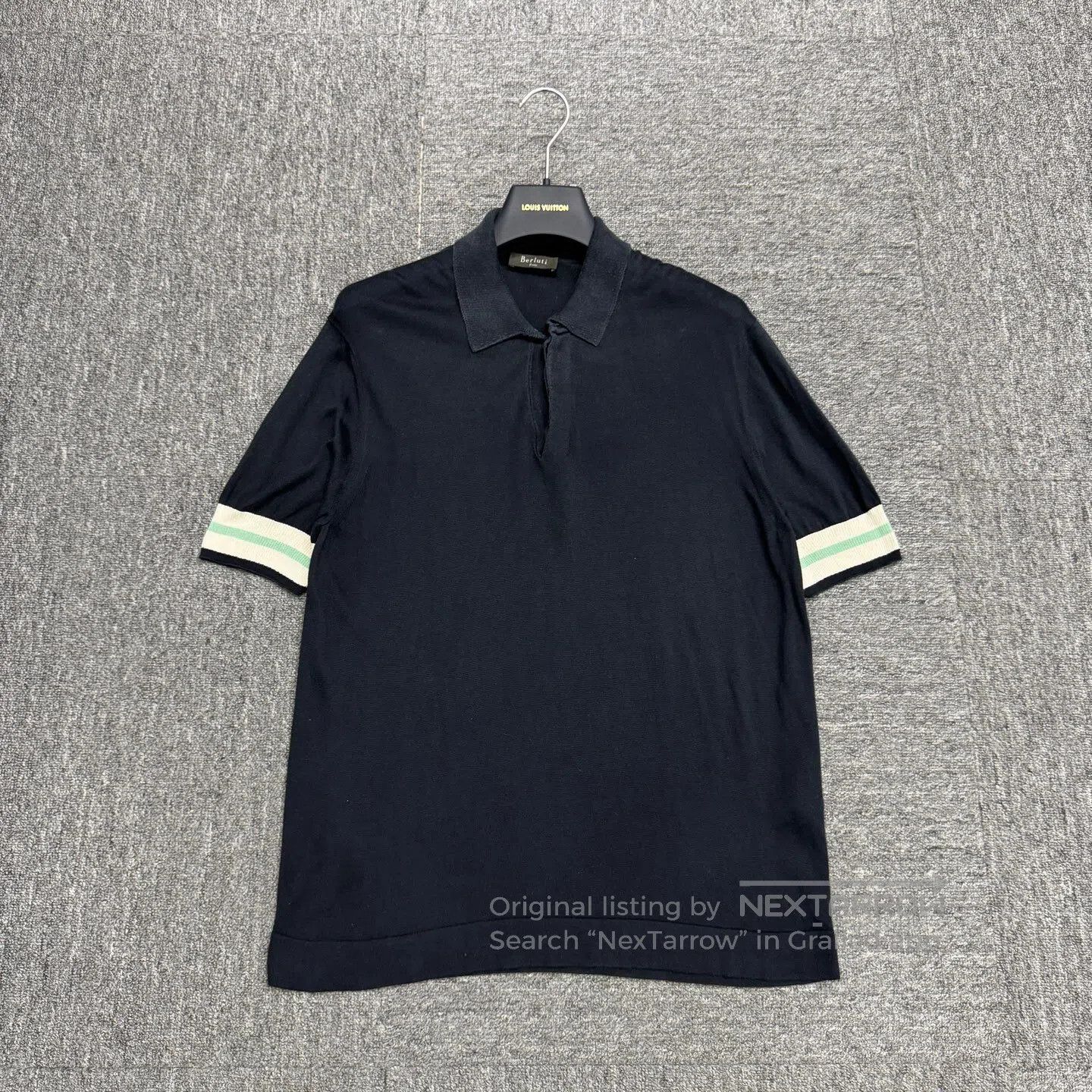 Berluti Berluti sizes Silk knitted short-sleeved shirt| Size US S / EU 44-46 / 1 - 1 Thumbnail
