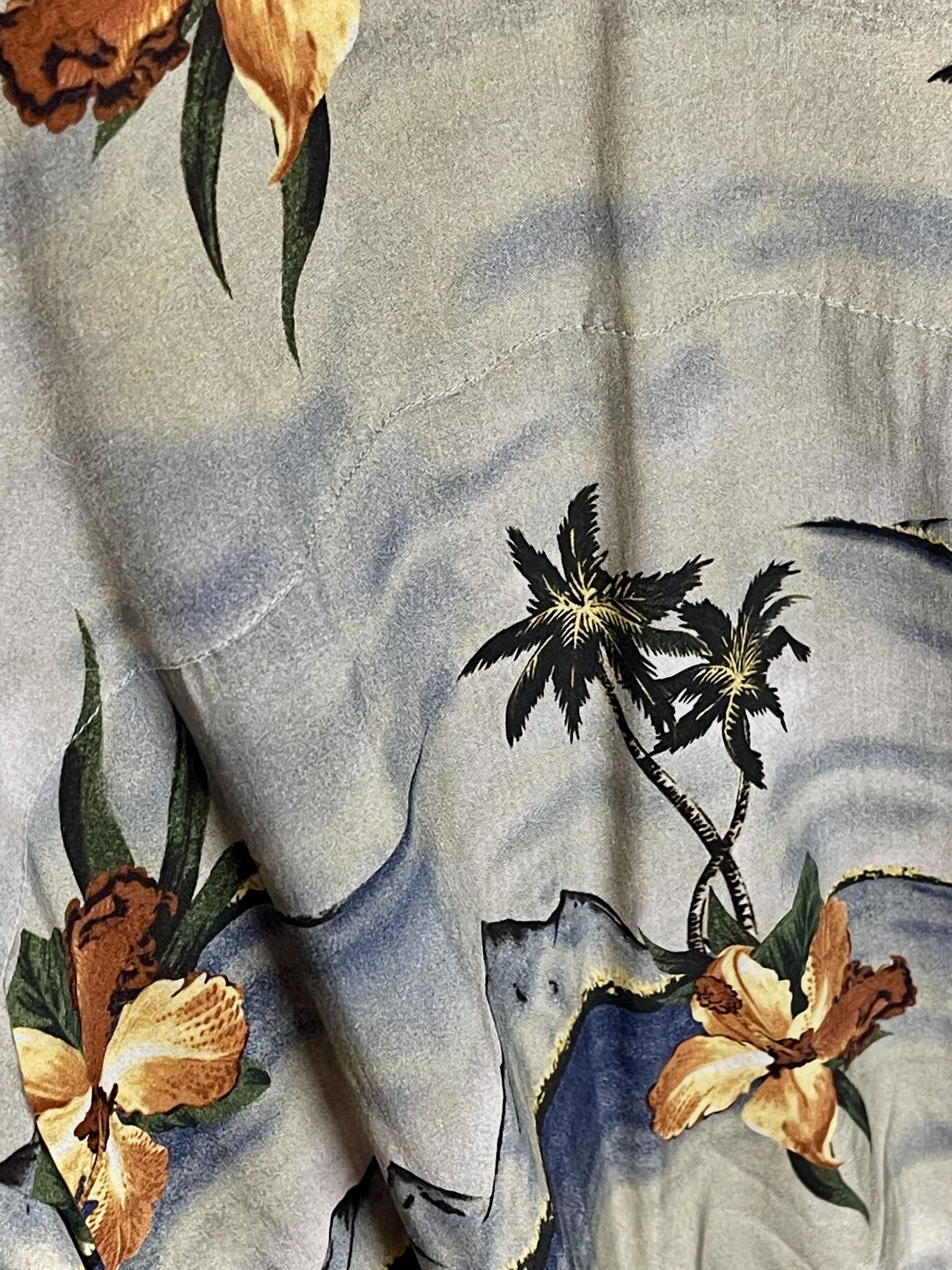 LOOSE HAWAIIAN SHIRT IN PRINTED VISCOSE SPRING 2023