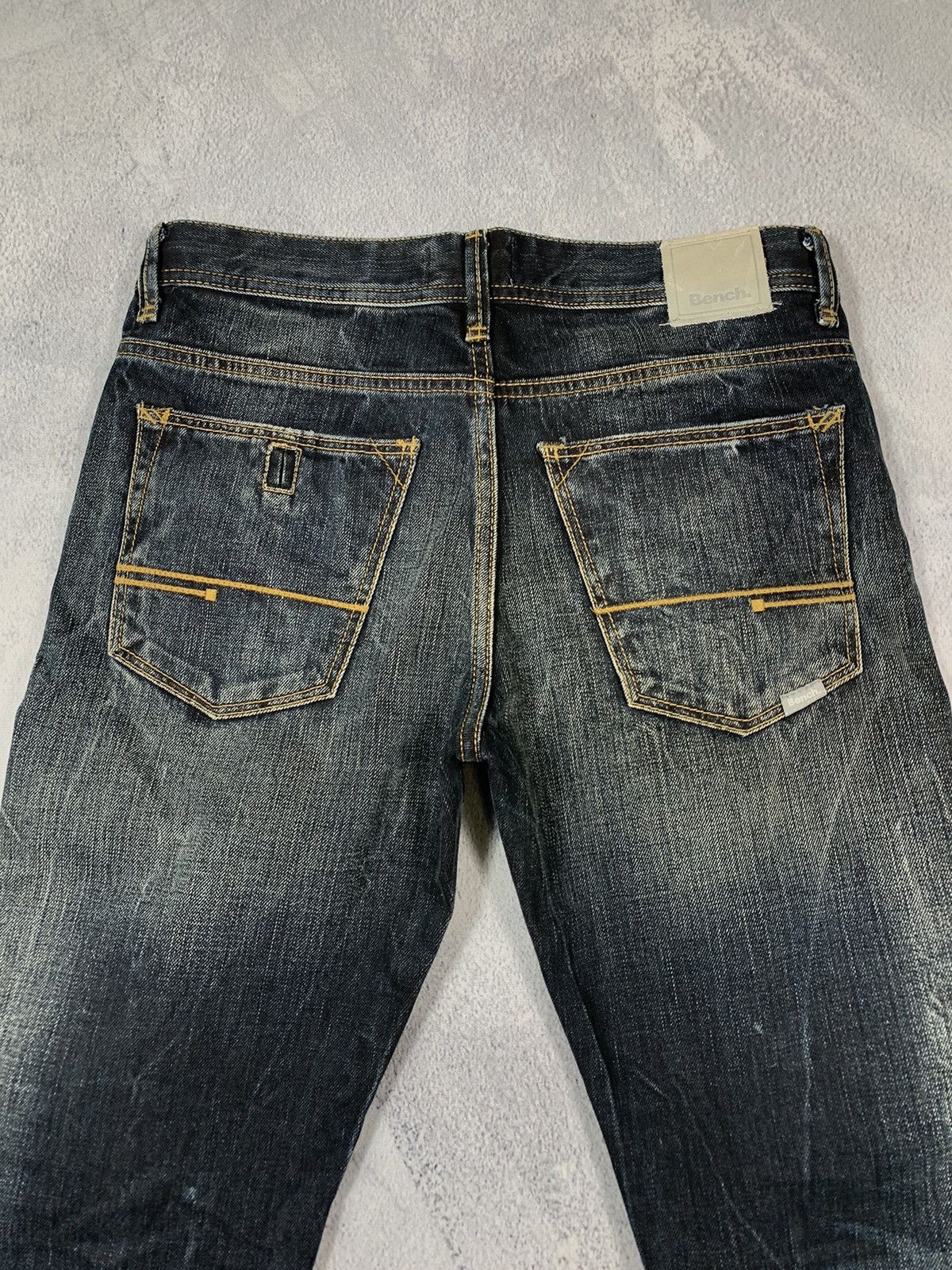 Japanese Brand × Vintage Vintage Y2K Japanese faded Bench denim jeans streetwear 30 Size US 30 / EU 46 - 2 Thumbnail