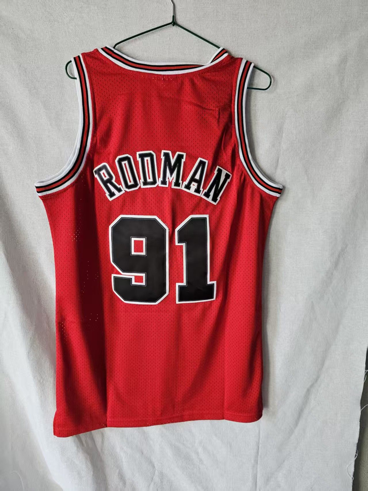 NBA Bulls #91 Dennis Rodman Jersey Home Size US M / EU 48-50 / 2 - 2 Thumbnail