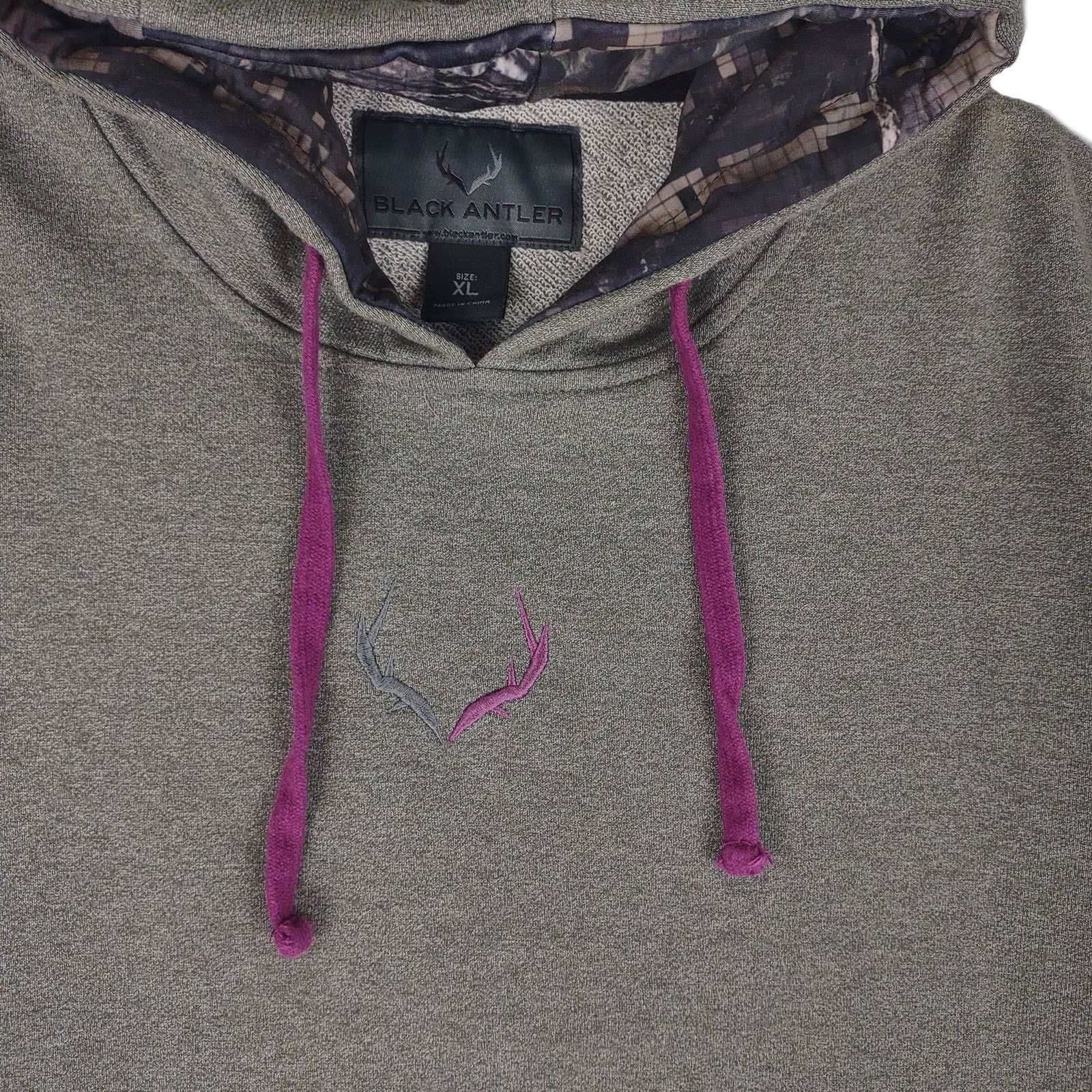 Other BLACK ANTLER Women's Pullover Hoodie Sweatshirt, Camo Hood Size XL / US 12-14 / IT 48-50 - 5 Thumbnail