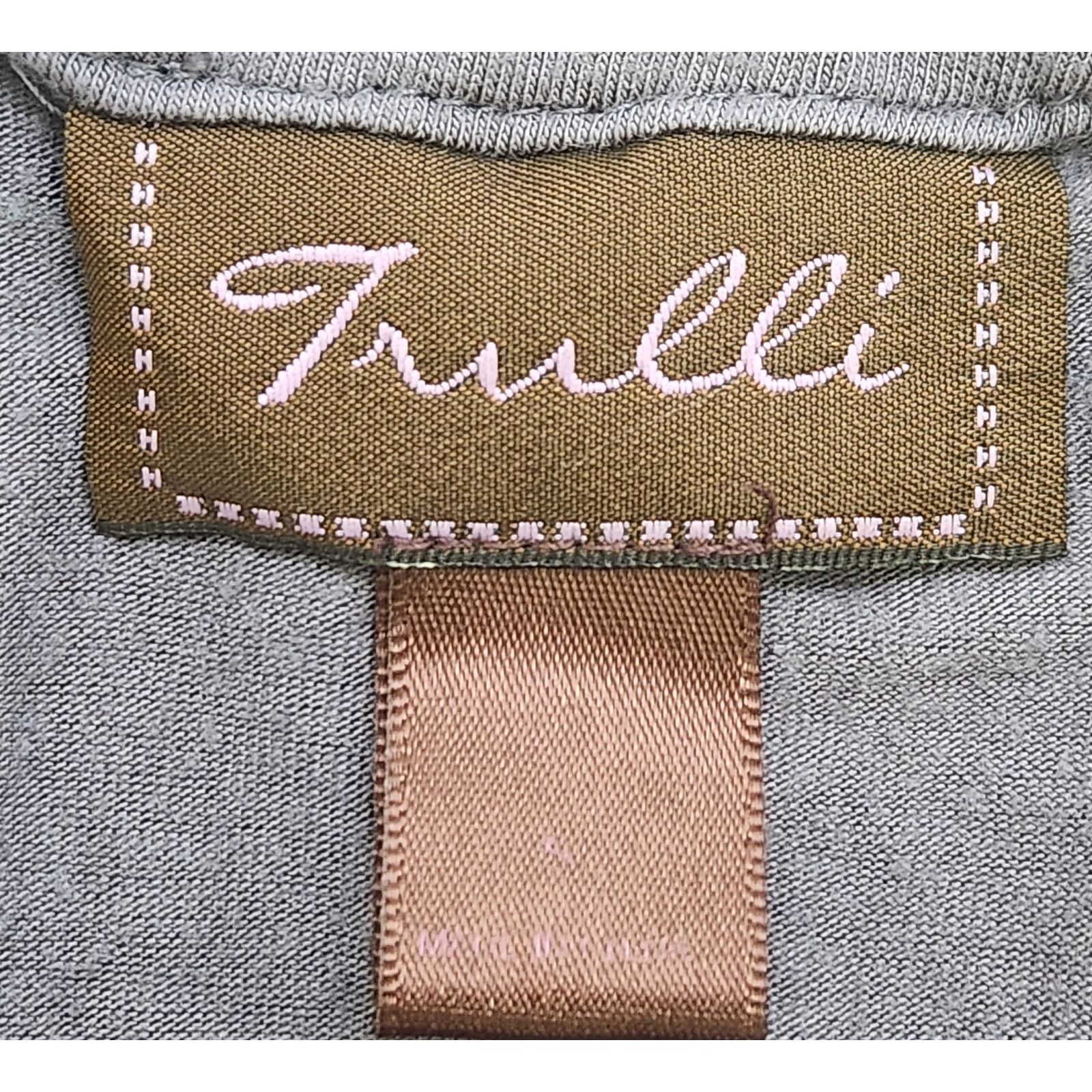 Other Trulli Gray V Neck Sleeveless Pleated Front Mini Dress Small Size S / US 4 / IT 40 - 4 Thumbnail