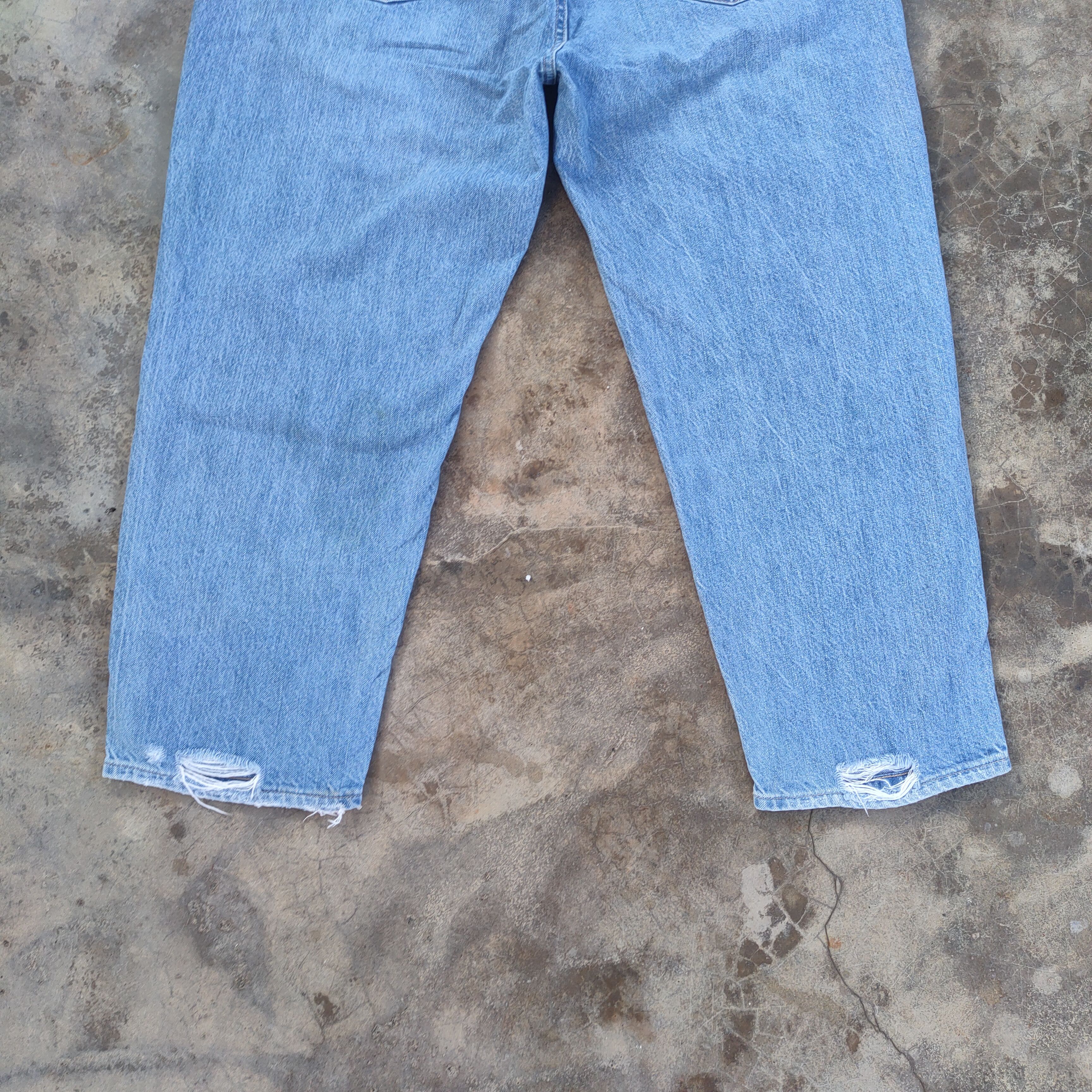 Japanese Brand × Jean × StraightFaded W38 VINTAGE JAPANESE FADED DISTRESSED DENIM JEAN PANTS Size US 38 / EU 54 - 10 Thumbnail