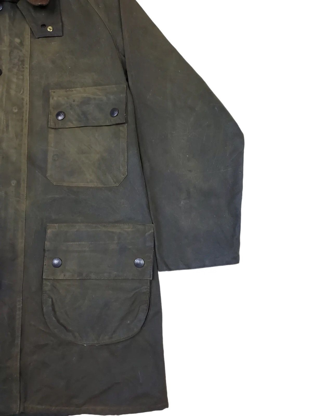 Barbour Vintage Barbour Waxed Solway Zipper Jacket Size US L / EU 52-54 / 3 - 6 Thumbnail