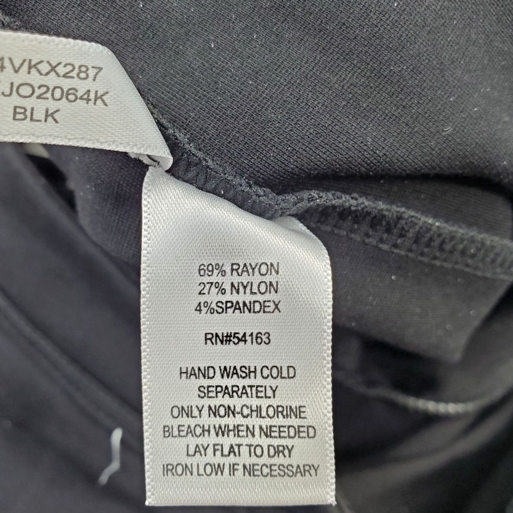 Calvin Klein Calvin Klein Women's Black Ankle Pants Rayon Stretch Bootcut 29" Inseam L/Size L Wool? (Note: This is incorrect; provide a cleaned final title) Size 36" / US 14 / IT 50 - 8 Thumbnail