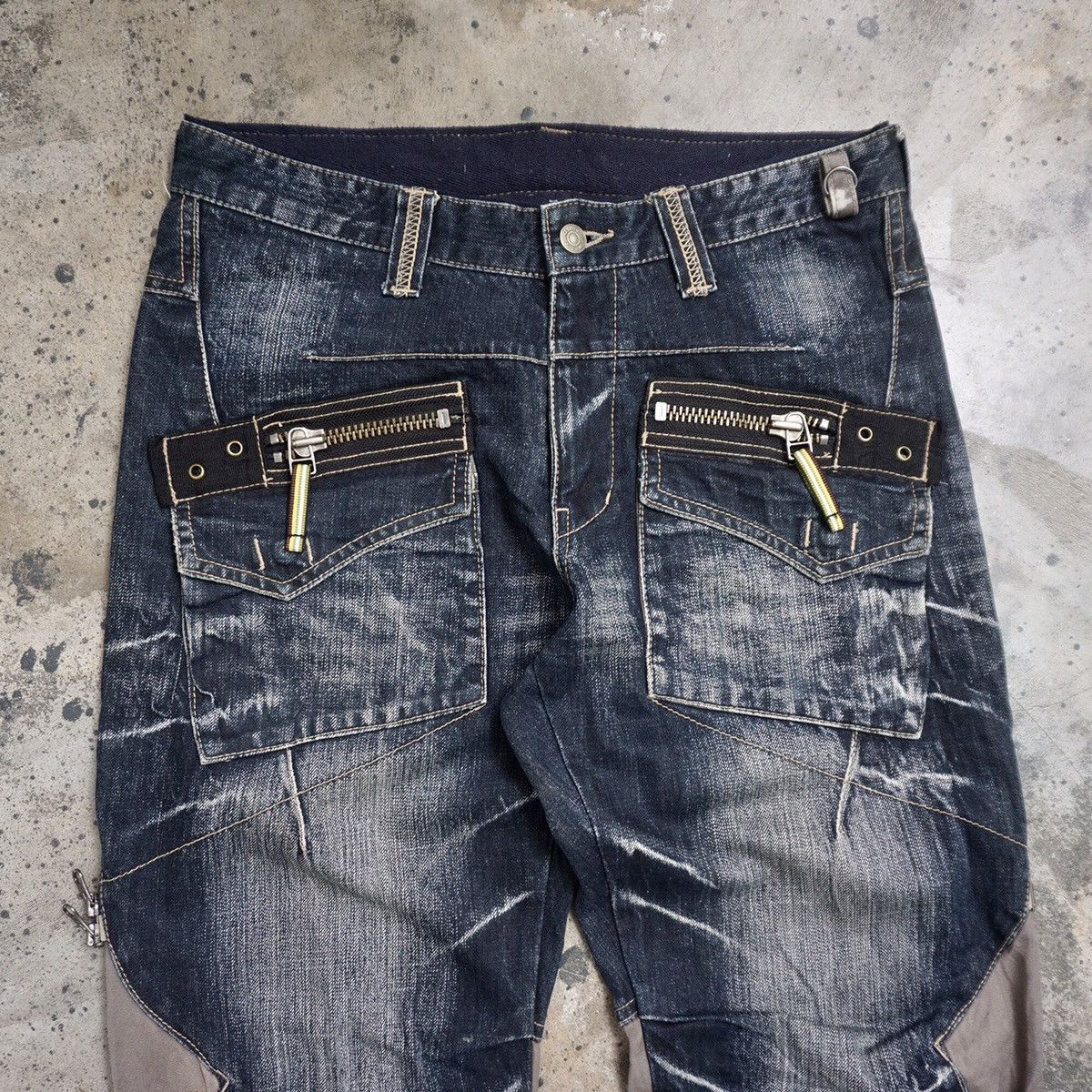 PPFM PPFM multi zipper Jeans Size US 32 / EU 48 - 5 Thumbnail