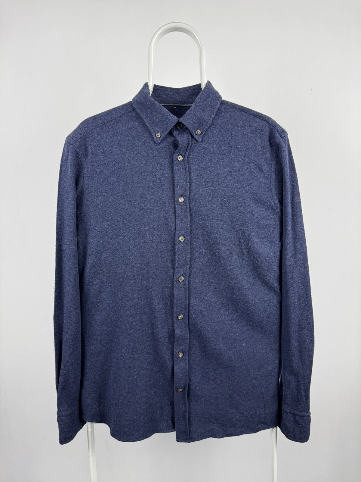 Hackett Hackett Long Sleeve Shirt Gmt Dye Jersey Navy Size US L / EU 52-54 / 3 - 1 Thumbnail
