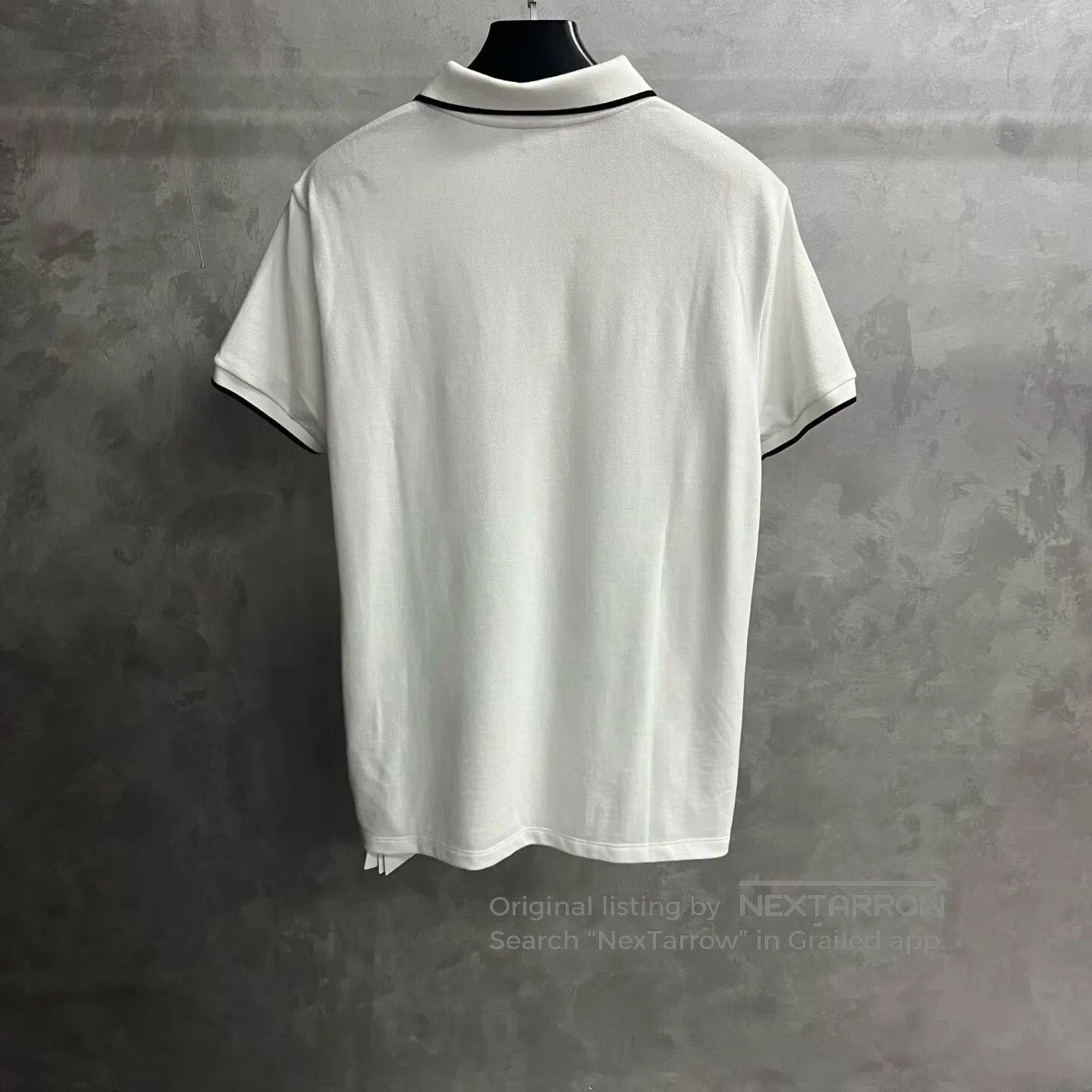 Celine CELINE White logo-printed collar short-sleeve T-shirt| Size US M / EU 48-50 / 2 - 5 Thumbnail