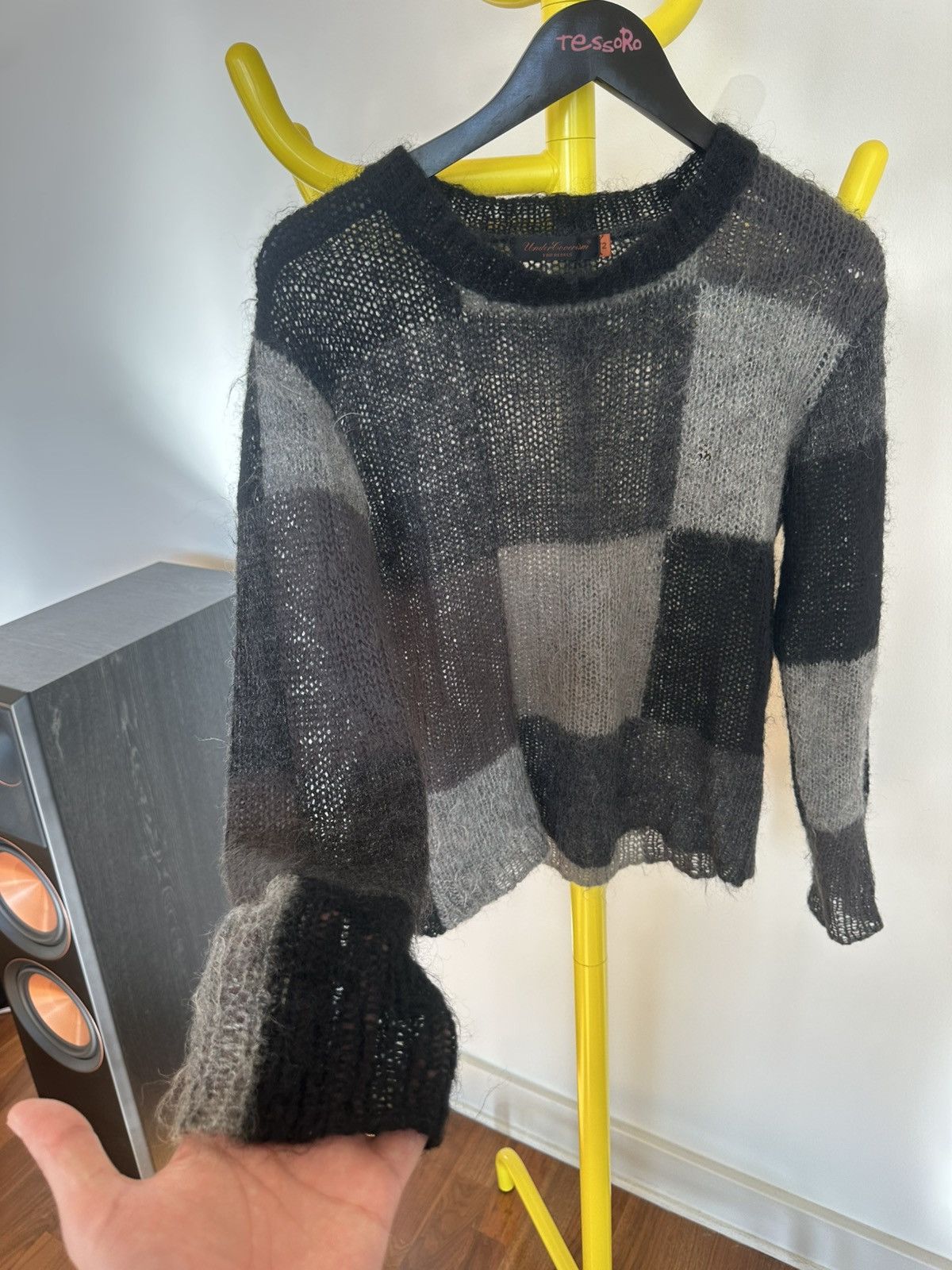 Japanese Brand × Jun Takahashi × Undercover Undercoverism Guruguru Mohair Knit Sweater Size US M / EU 48-50 / 2 - 2 Thumbnail