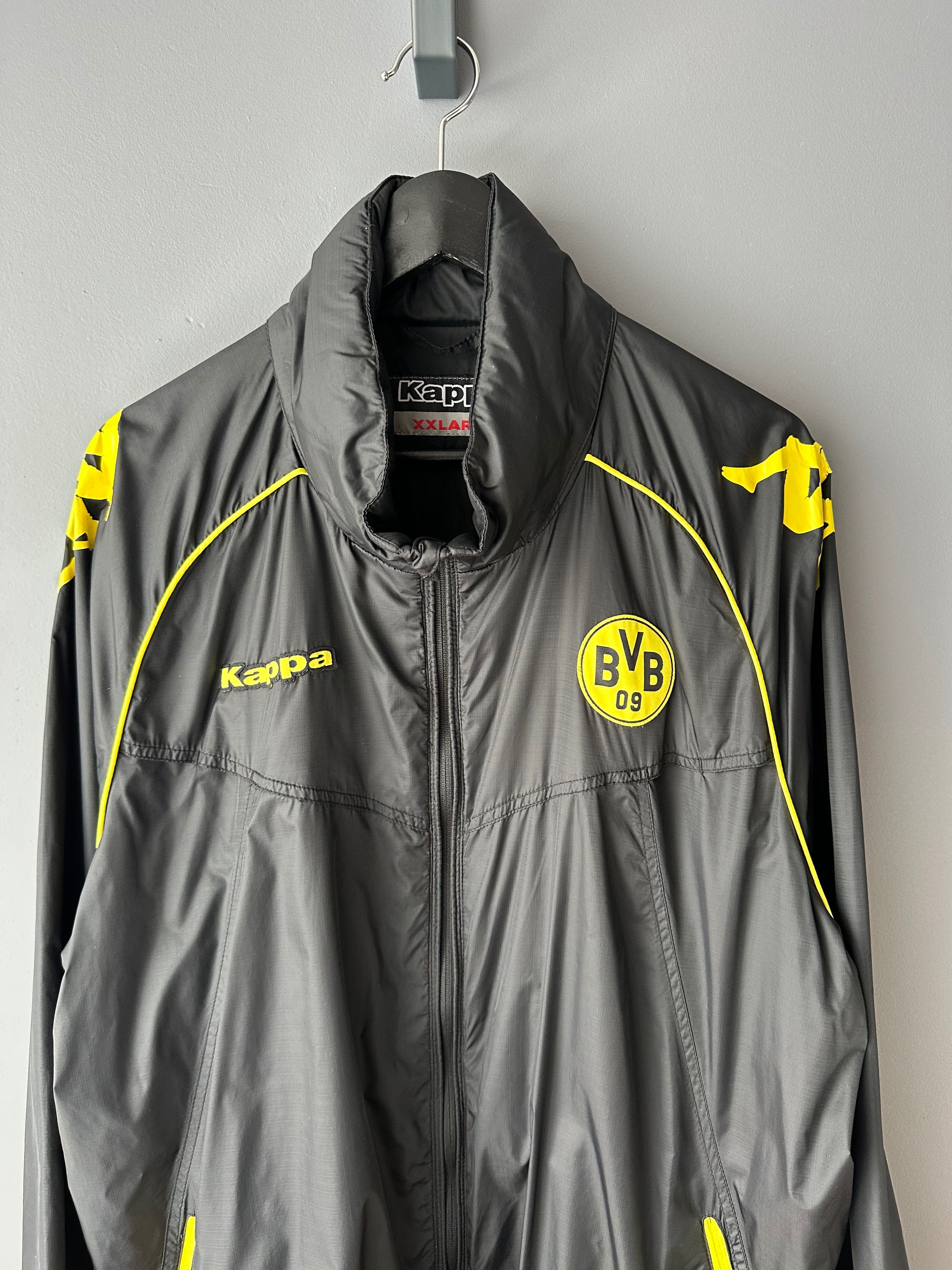 Kappa 00's Kappa BVB Borussia Dortmund Windbreaker Hooded Jacket Size US XXL / EU 58 / 5 - 4 Thumbnail