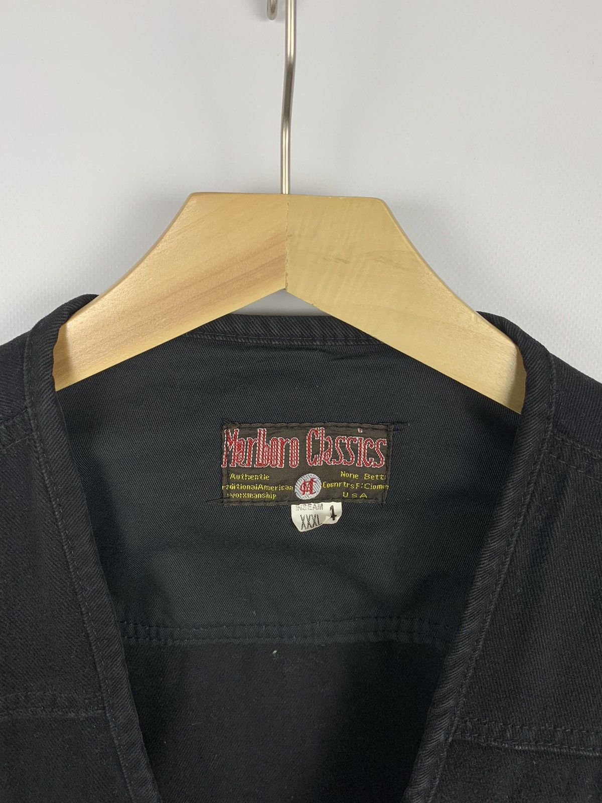 Marlboro Classics MARLBORO CLASSICS Vintage Quarter Zips Vest Jacket Black 90s Size US XXL / EU 58 / 5 - 6 Thumbnail