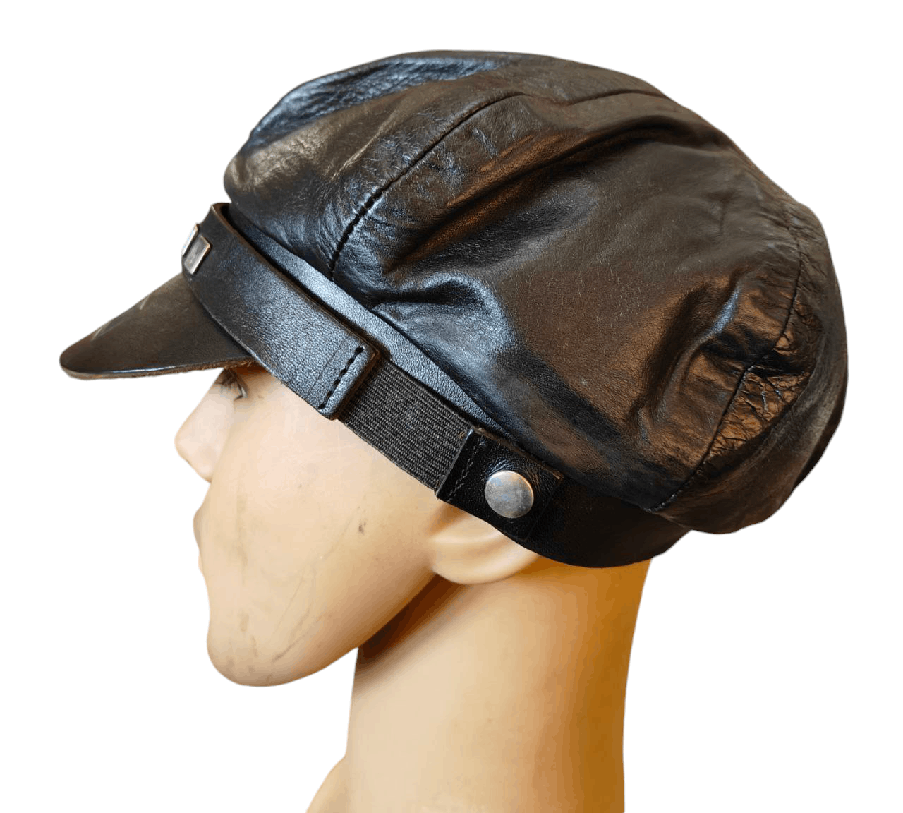 Harley Davidson Vintage Harley Davidson Leather Hat Size ONE SIZE - 6 Thumbnail