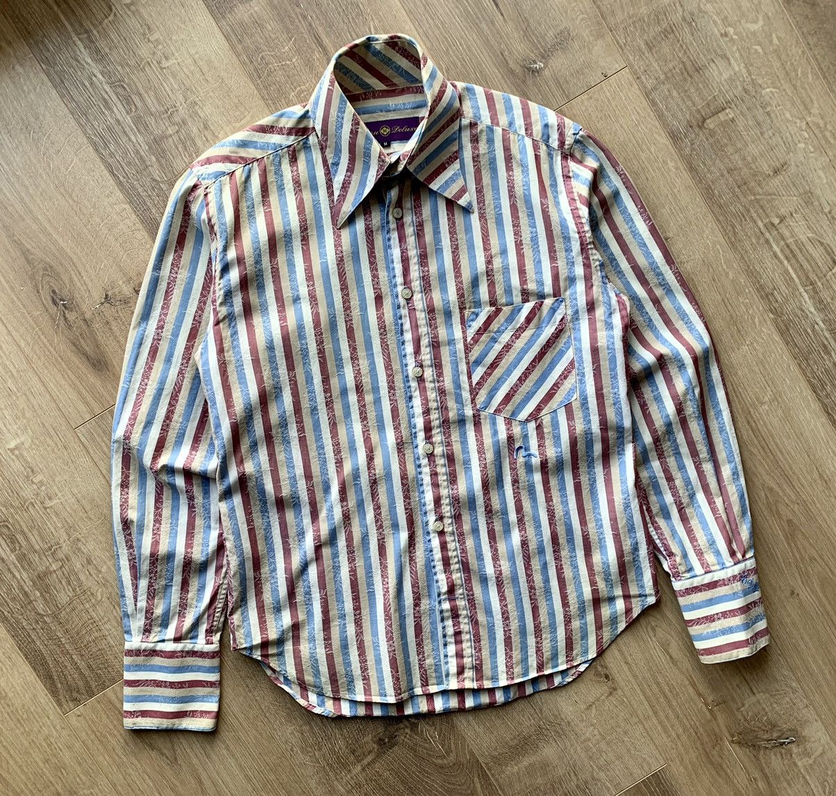 Evisu Evisu Delux stripped shirt Size US M / EU 48-50 / 2 - 2 Thumbnail
