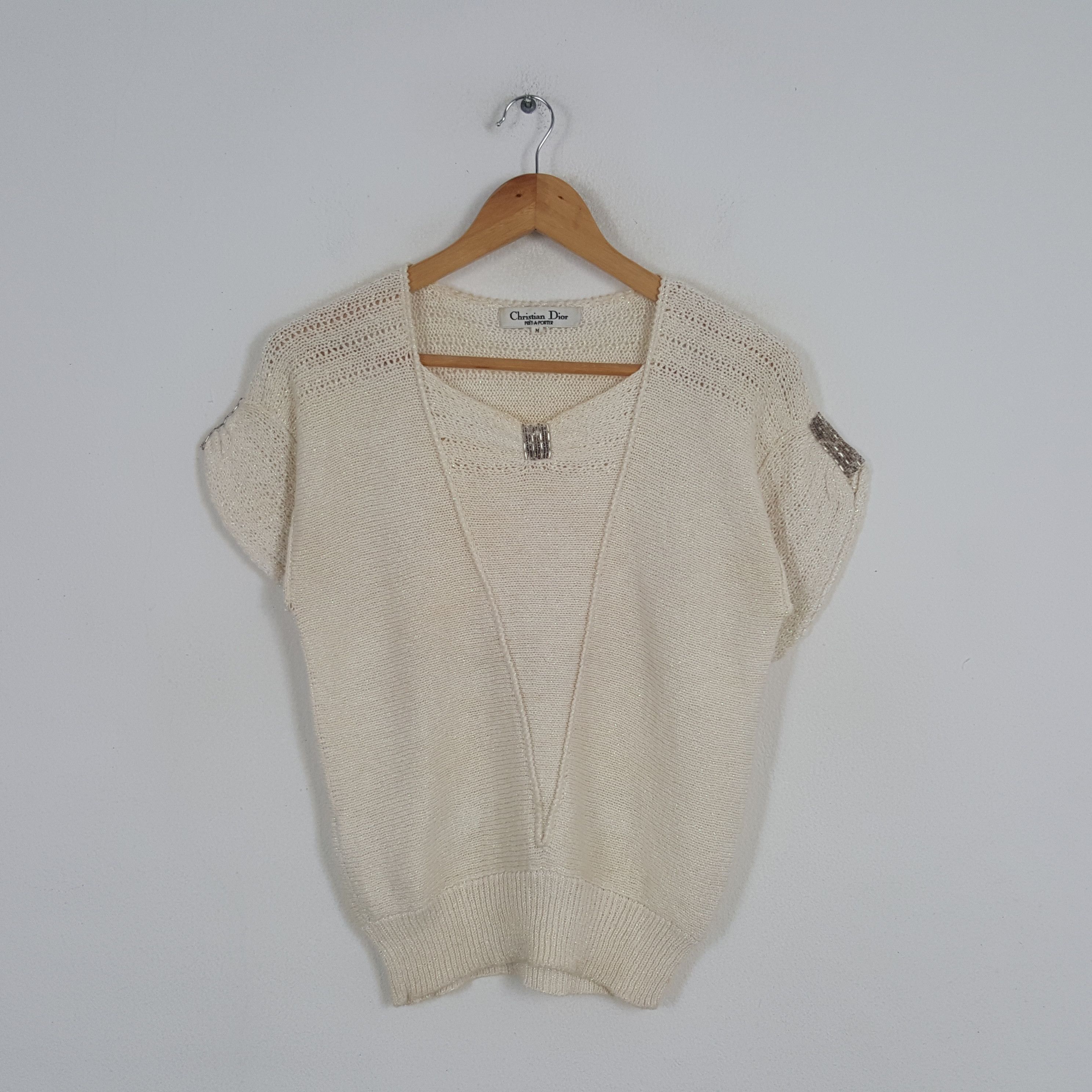 Christian Dior Monsieur × Vintage Vintage Christian Dior Italian Brand Tshirt Size S / US 4 / IT 40 - 1 Thumbnail