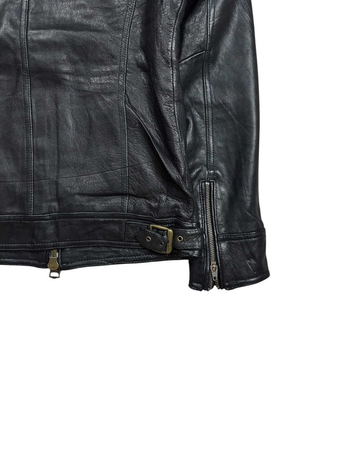 JACKROSE 2000s Jackrose - Paisley Liner Rider Leather Jacket Size US M / EU 48-50 / 2 - 7 Thumbnail