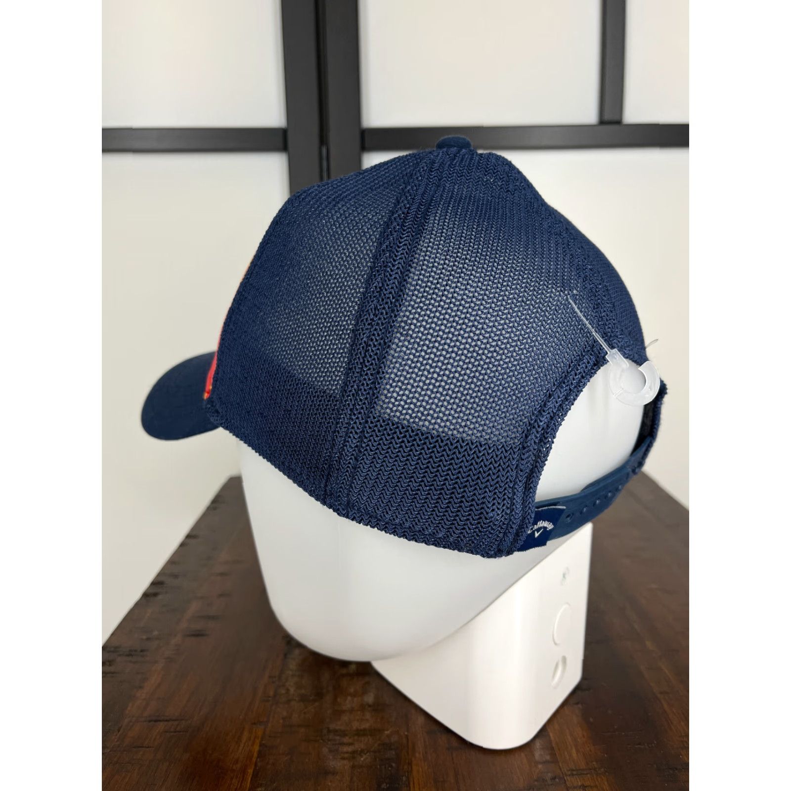 Callaway VINTAGE Callaway Hat Cap Snap Back Adult Blue Orange Carlsbad CA Polyester Blend Golfer Size ONE SIZE - 5 Thumbnail