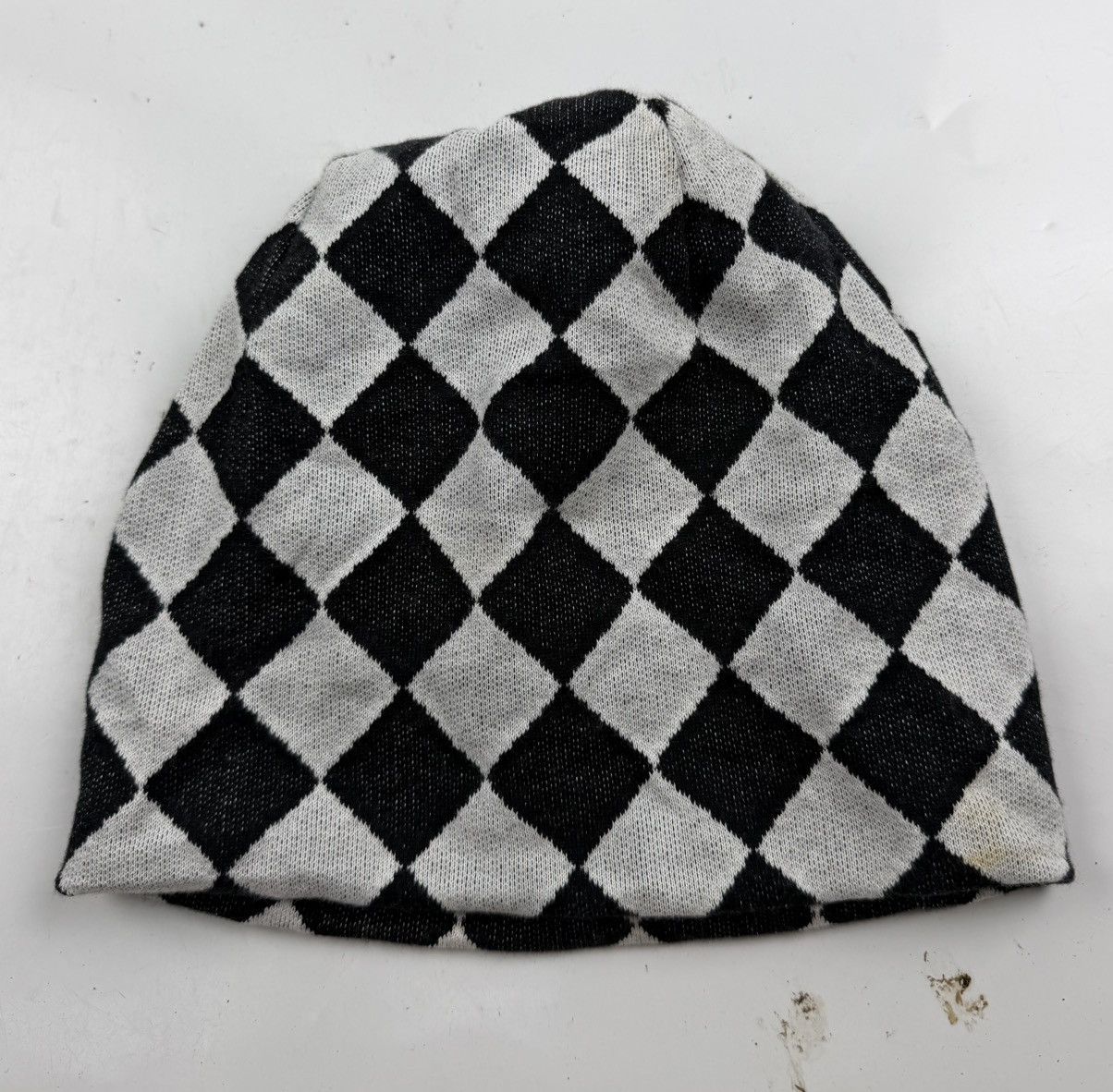 Japanese Brand made in japan checkered beanie hat tc43 Size ONE SIZE - 2 Thumbnail