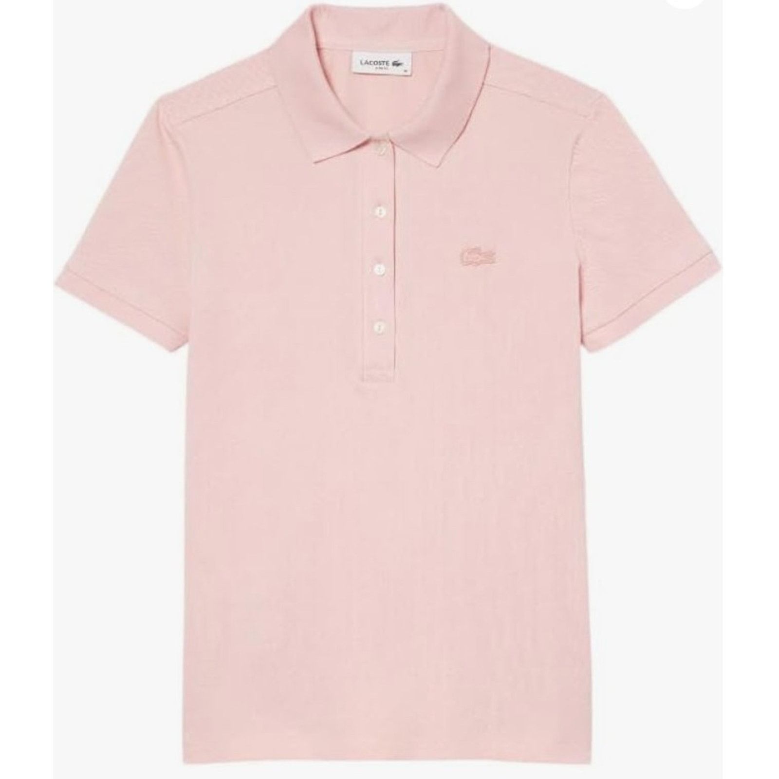 Lacoste Lacoste Women's Slim Fit Stretch Mini Pique Polo Nidus 14 Size XL / US 12-14 / IT 48-50 - 1 Thumbnail