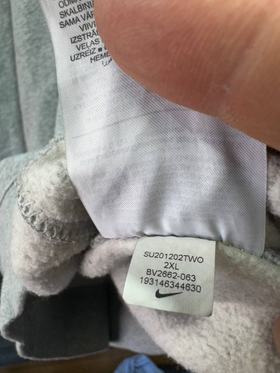 Vintage NIKE SPORTSWEAR CLUB CREW GREY SWEATSHIRT Size US XXL / EU 58 / 5 - 4 Thumbnail