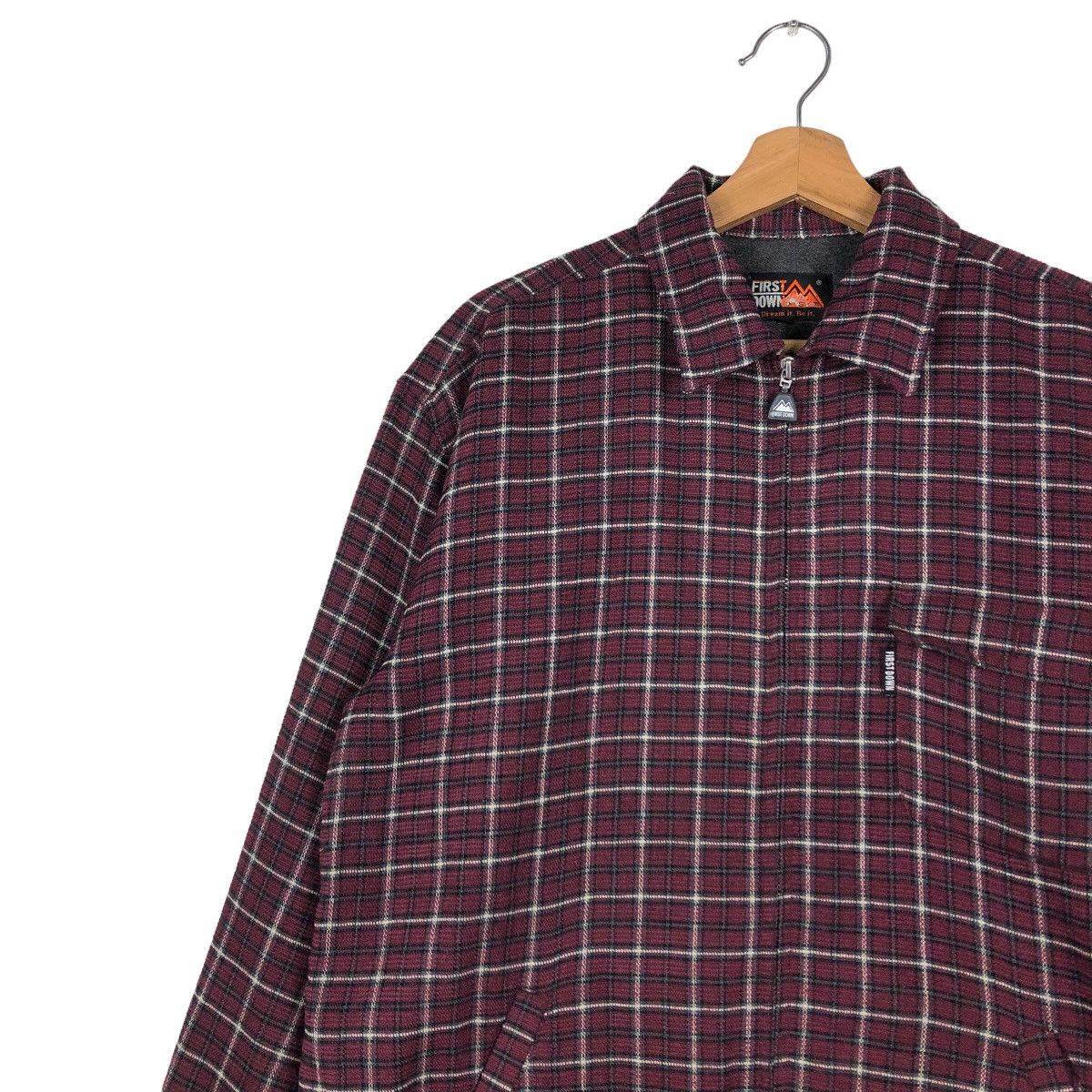 Japanese Brand 🔥Vintage Flannel Shirt Jacket Tartan Design First Down Usa Size US M / EU 48-50 / 2 - 7 Thumbnail