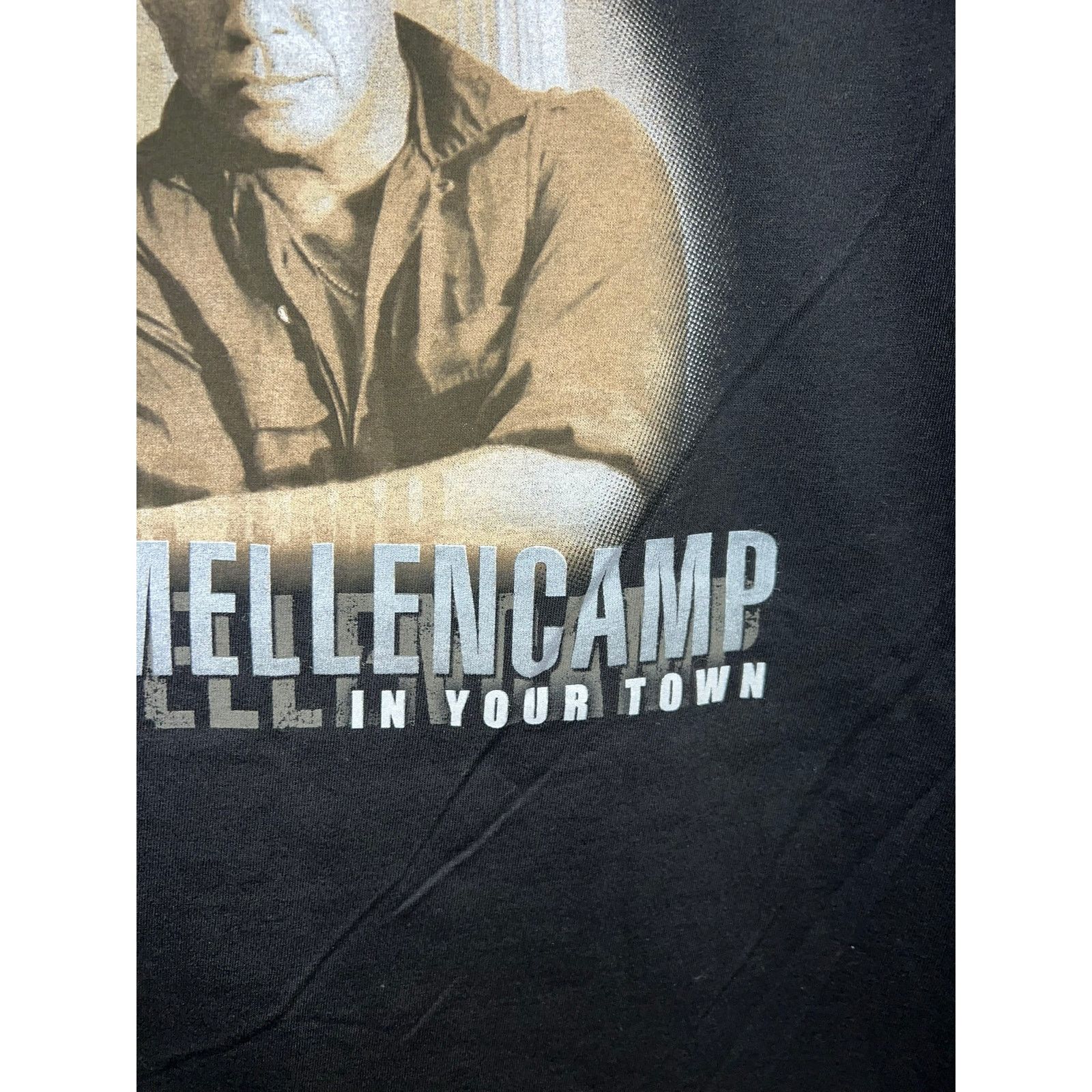 Anvil John Mellencamp Shirt In Your Town Concert Tour Black 2XL Size US XXL / EU 58 / 5 - 4 Thumbnail