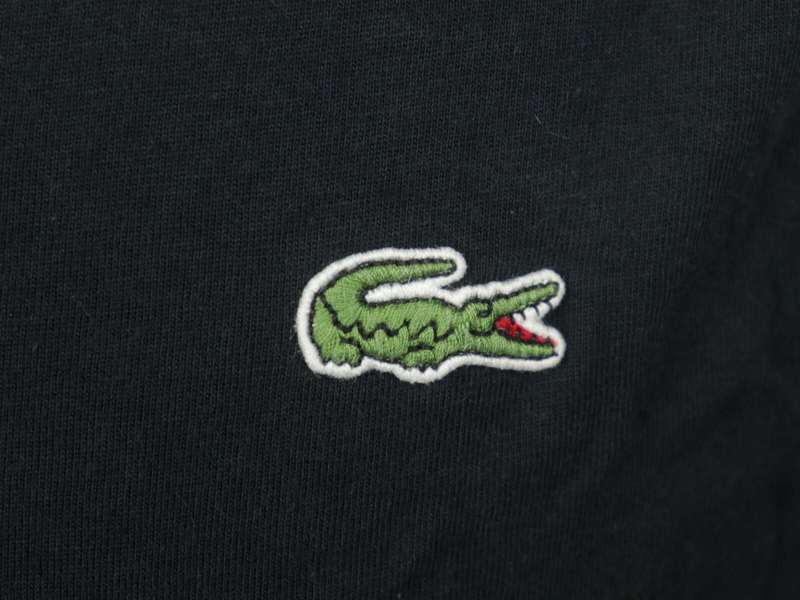 Lacoste Lacoste Black 100% Cotton Pullover Tee Shirt Size 4 Size US M / EU 48-50 / 2 - 6 Thumbnail