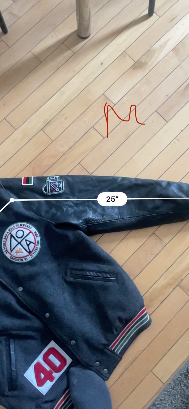 Spike Lee x Marc Ecko 40 acres and a mule varsity jacket
