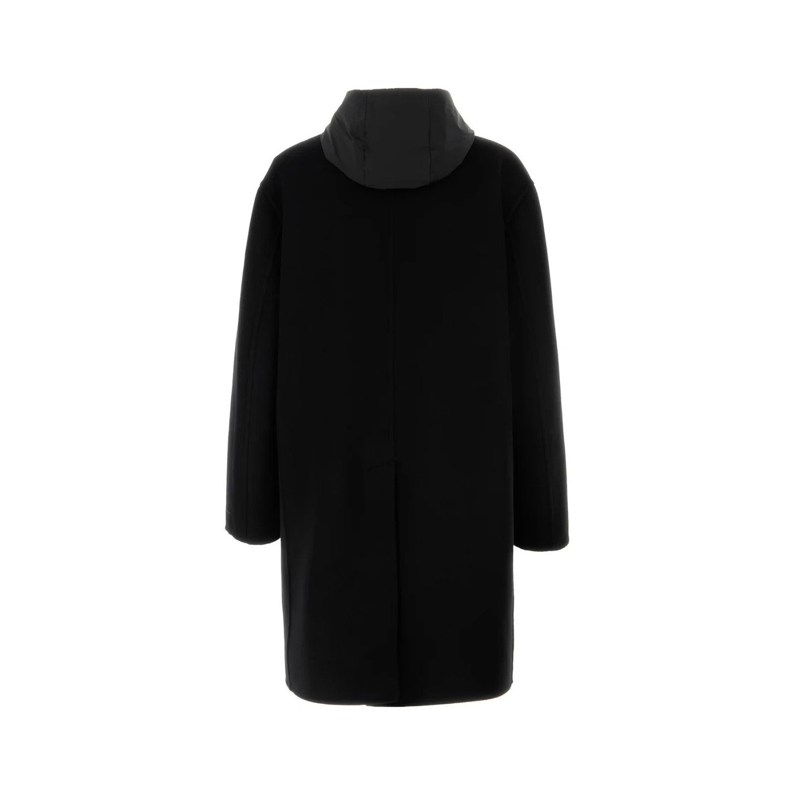 Prada PRADA Black Cashmere Coat New & Authentic (Men's size:52;) Size US L / EU 52-54 / 3 - 2 Thumbnail