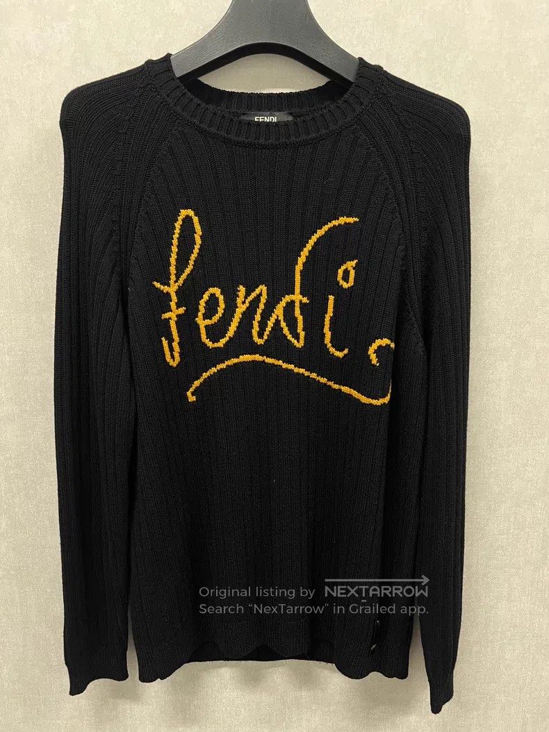 Fendi Fendi Woolen Sweater Size US L / EU 52-54 / 3 - 1 Thumbnail