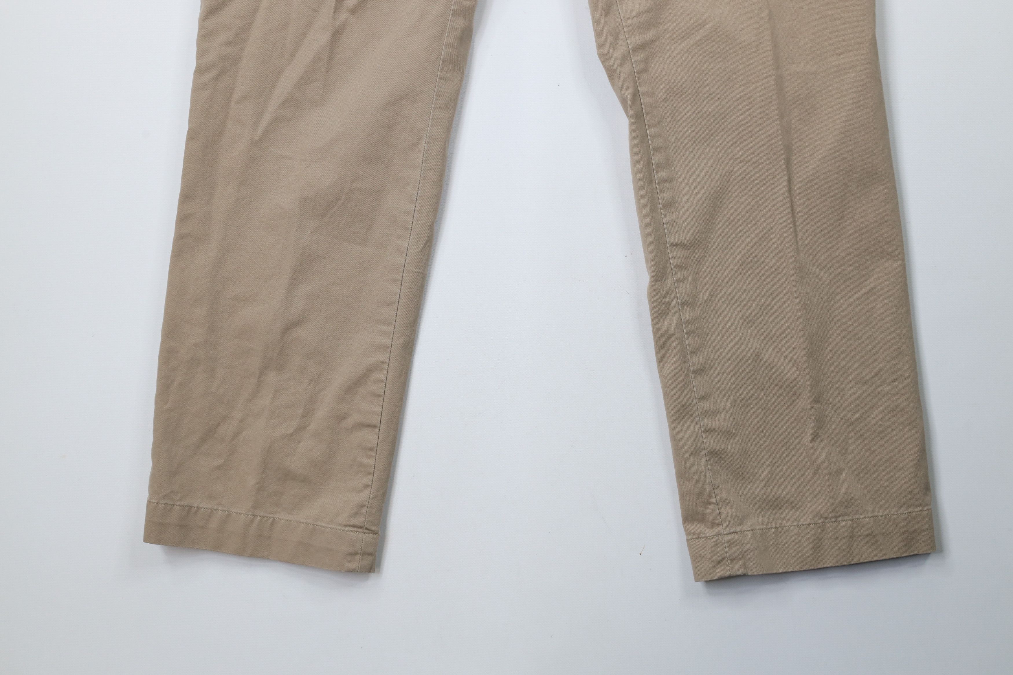 Ralph Lauren × Vintage Vintage Ralph Lauren Stretch Wide Leg Chino Pants Beige Size US 36 / EU 52 - 4 Thumbnail