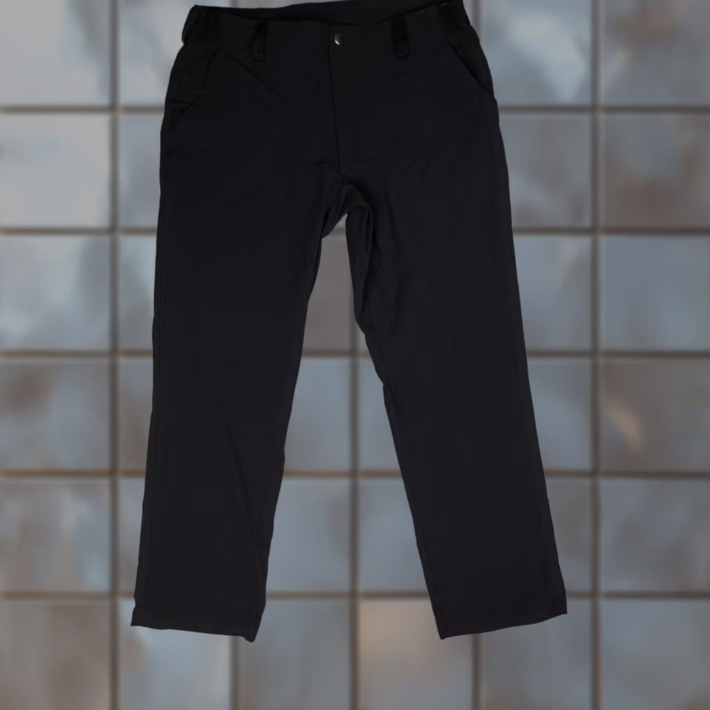 Duluth Trading Company Duluth Trading Co Pants Mens 36x30 Black Nylon Stretch Workwear Khakis Pants Casual Golf Outdoor Size US 36 / EU 52 - 1 Thumbnail