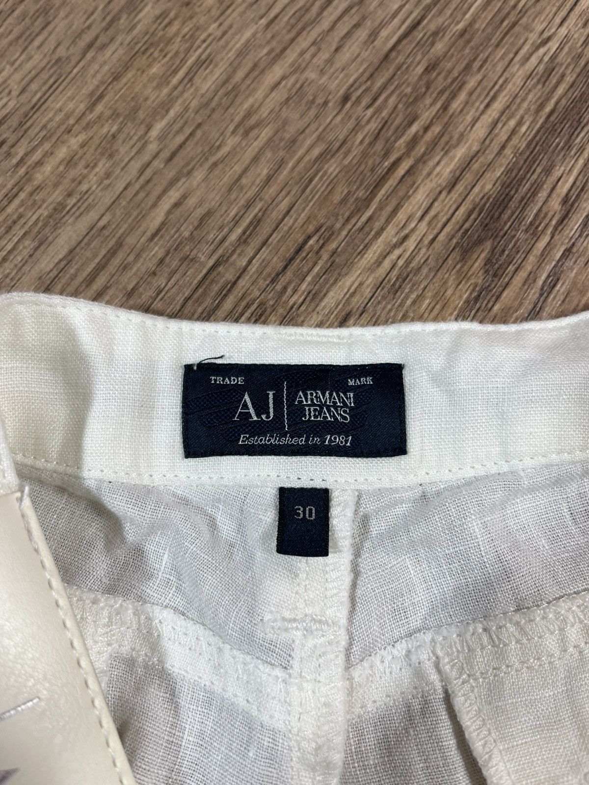 Armani Armani Flared Linen Vintage Pants Very Rare Size 30" / US 8 / IT 44 - 8 Thumbnail