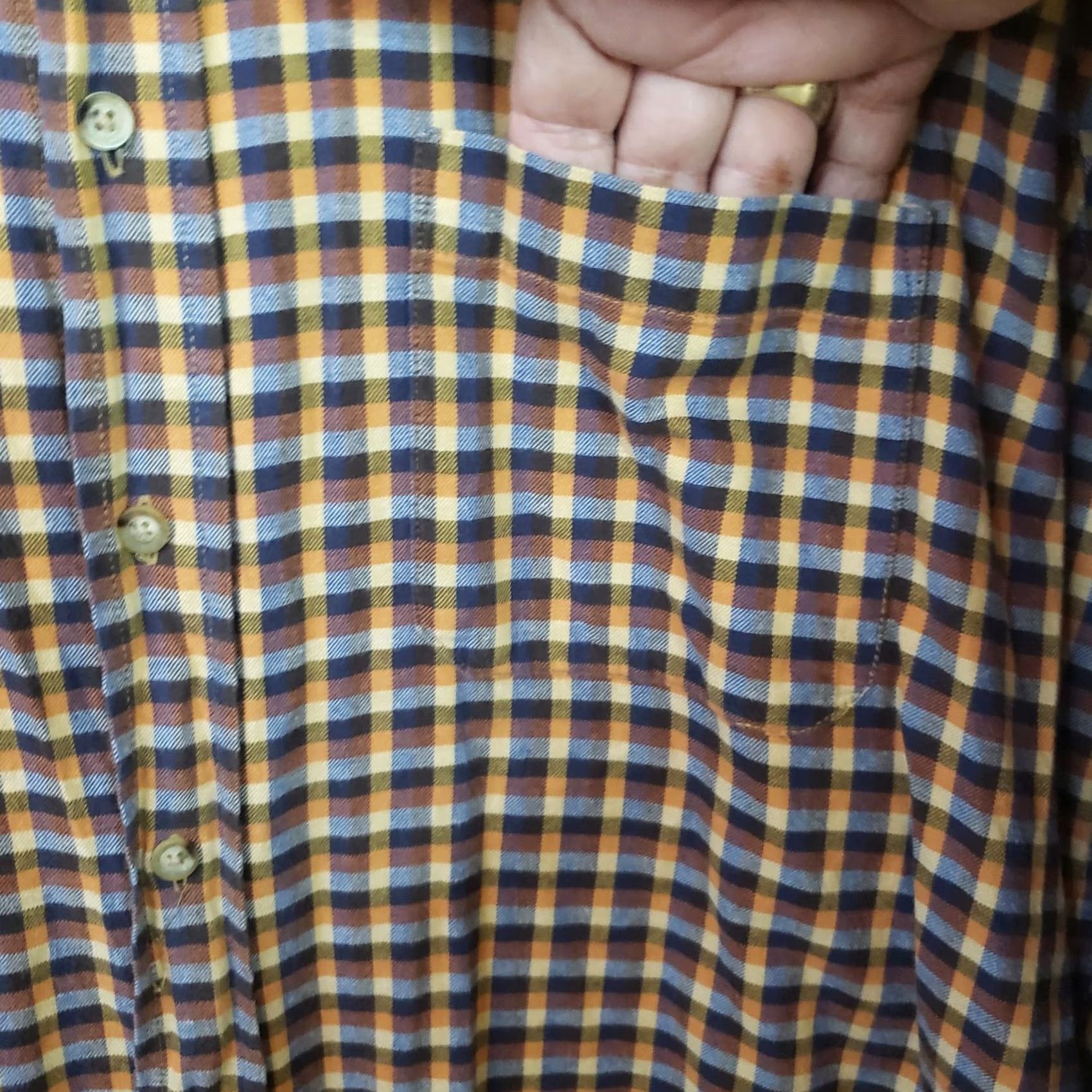 Bills Khakis Bill Khakis Men's Button-Up Shirt Long Sleeve Plaid Multicolor USA Made Flannel L Size US L / EU 52-54 / 3 - 5 Thumbnail