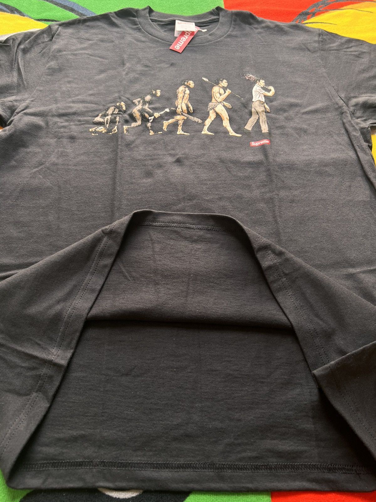 Supreme Supreme Evolution Tee Black M ape human t-shirt primitive Size US M / EU 48-50 / 2 - 19 Thumbnail